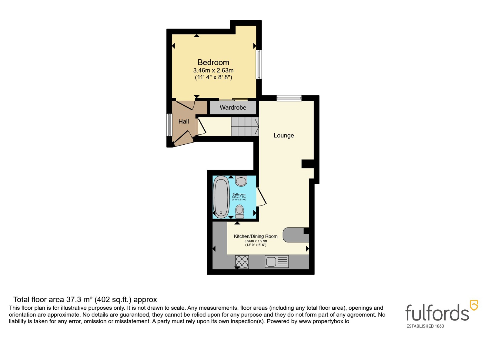 2, Fairfield Terrace, Devon floorplan