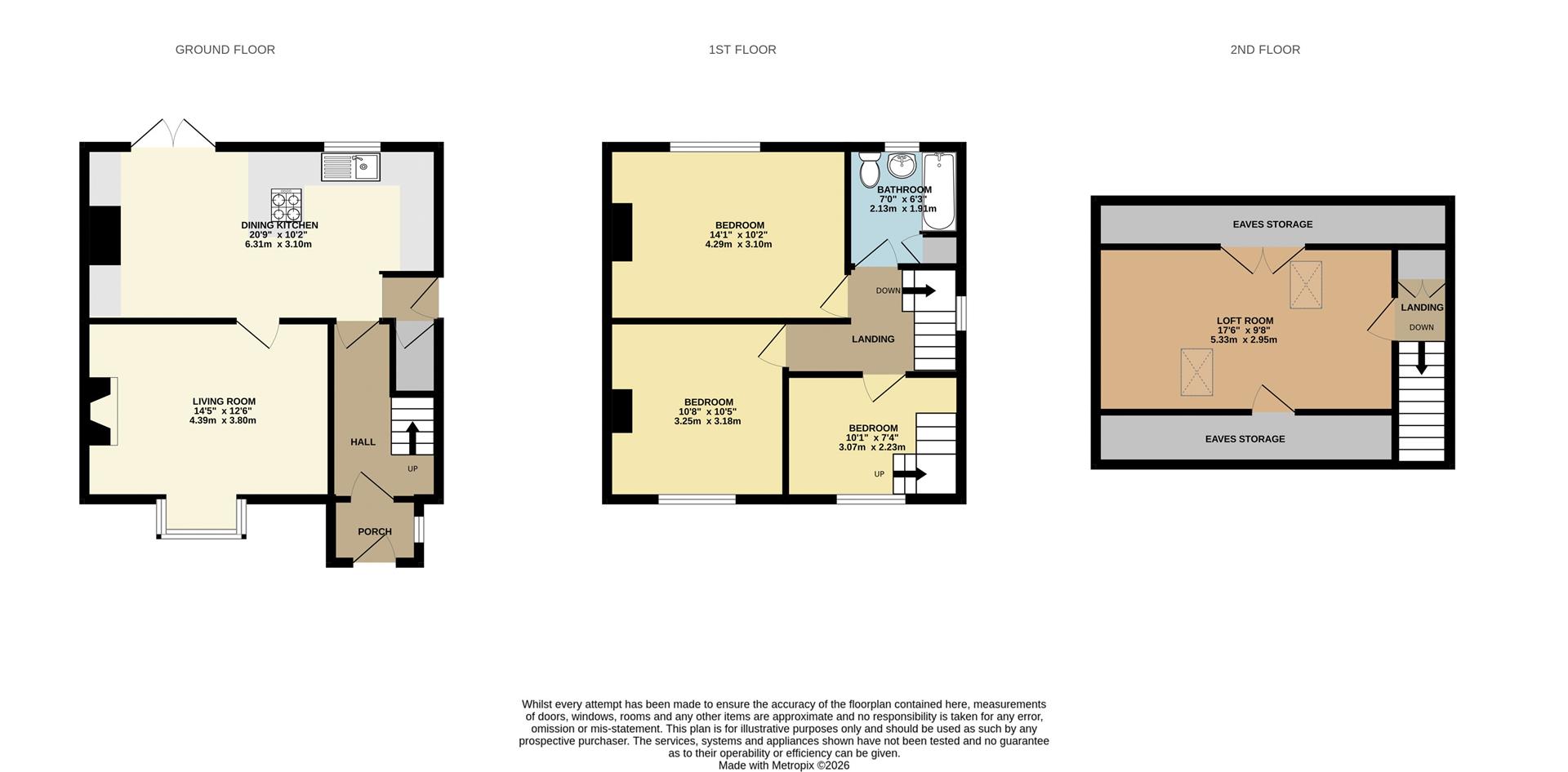 29, Beard Crescent, High Peak floorplan