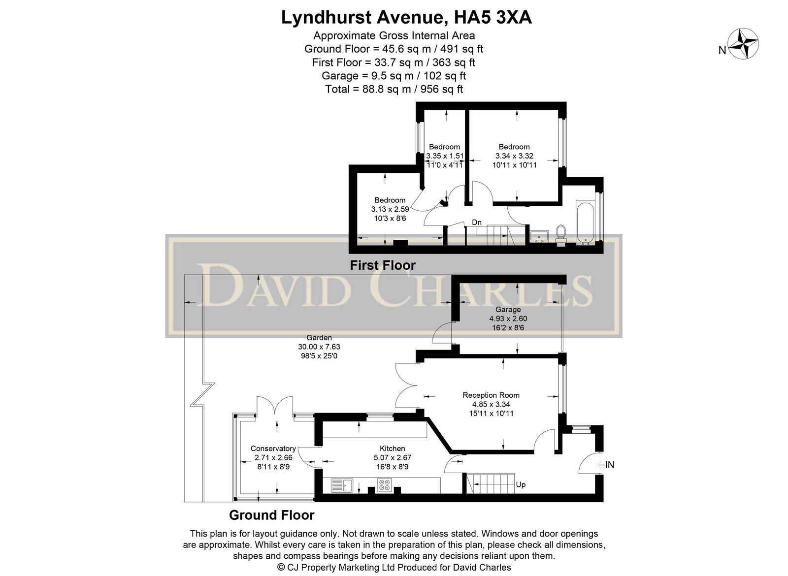 56, Lyndhurst Avenue, Pinner floorplan