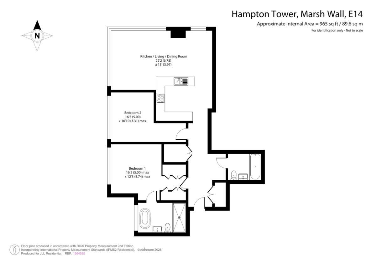 Marsh Wall, London floorplan