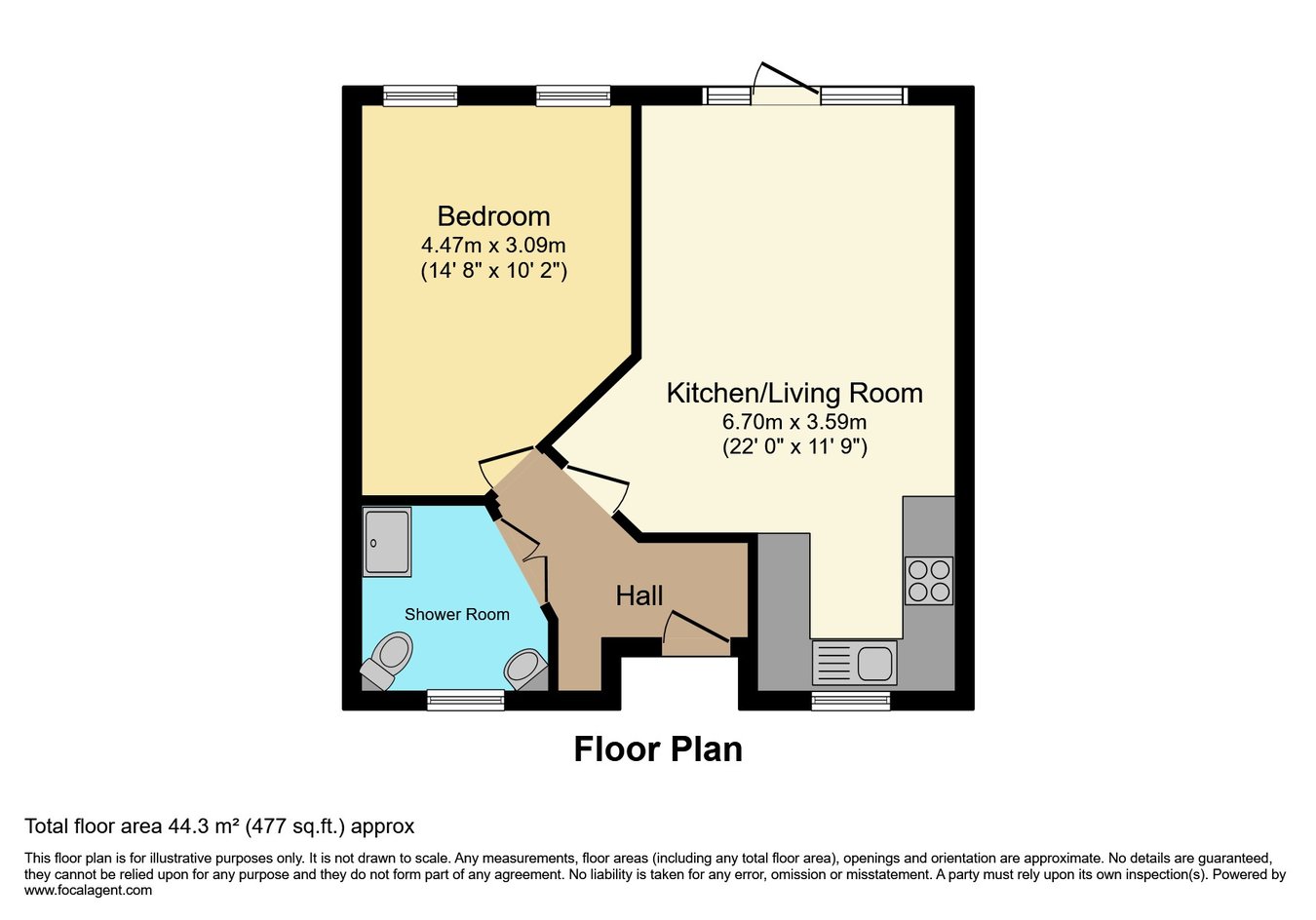 17, Huntsmans Drive, Oakham floorplan