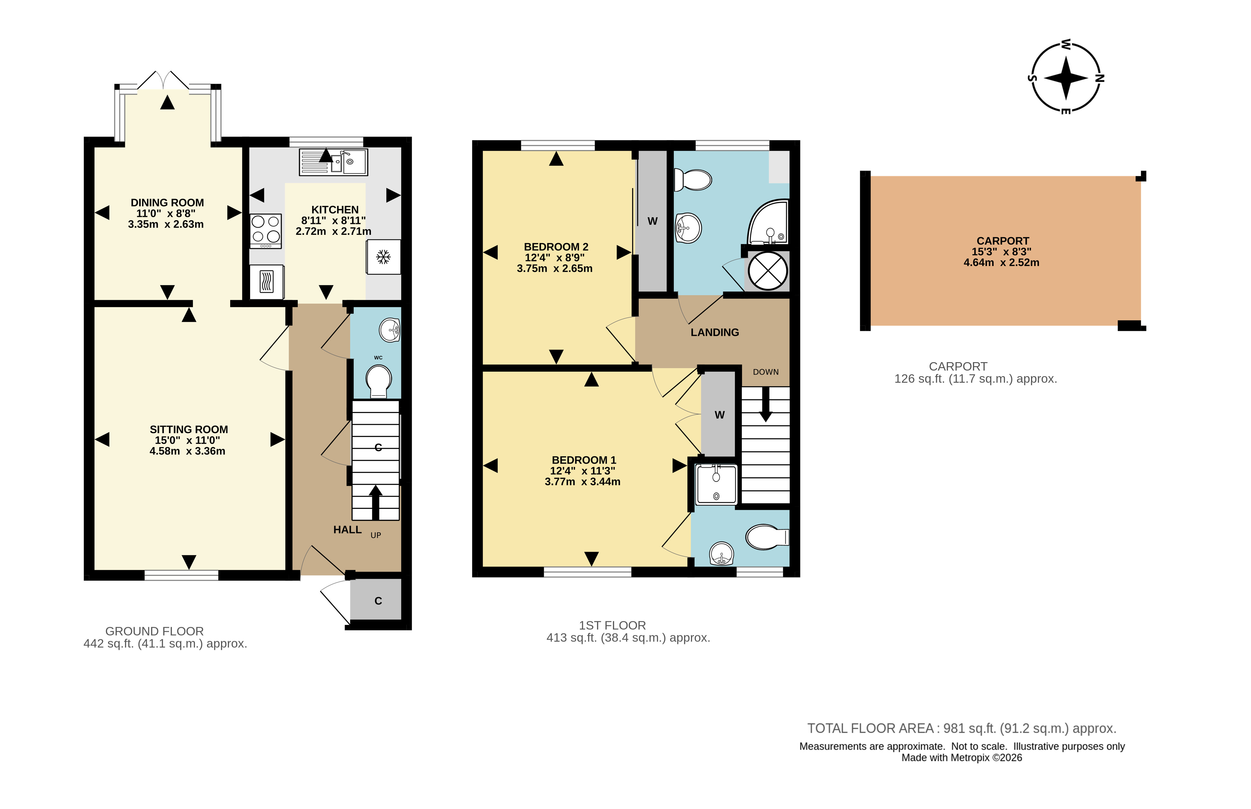 8, Birch Way, Surrey floorplan