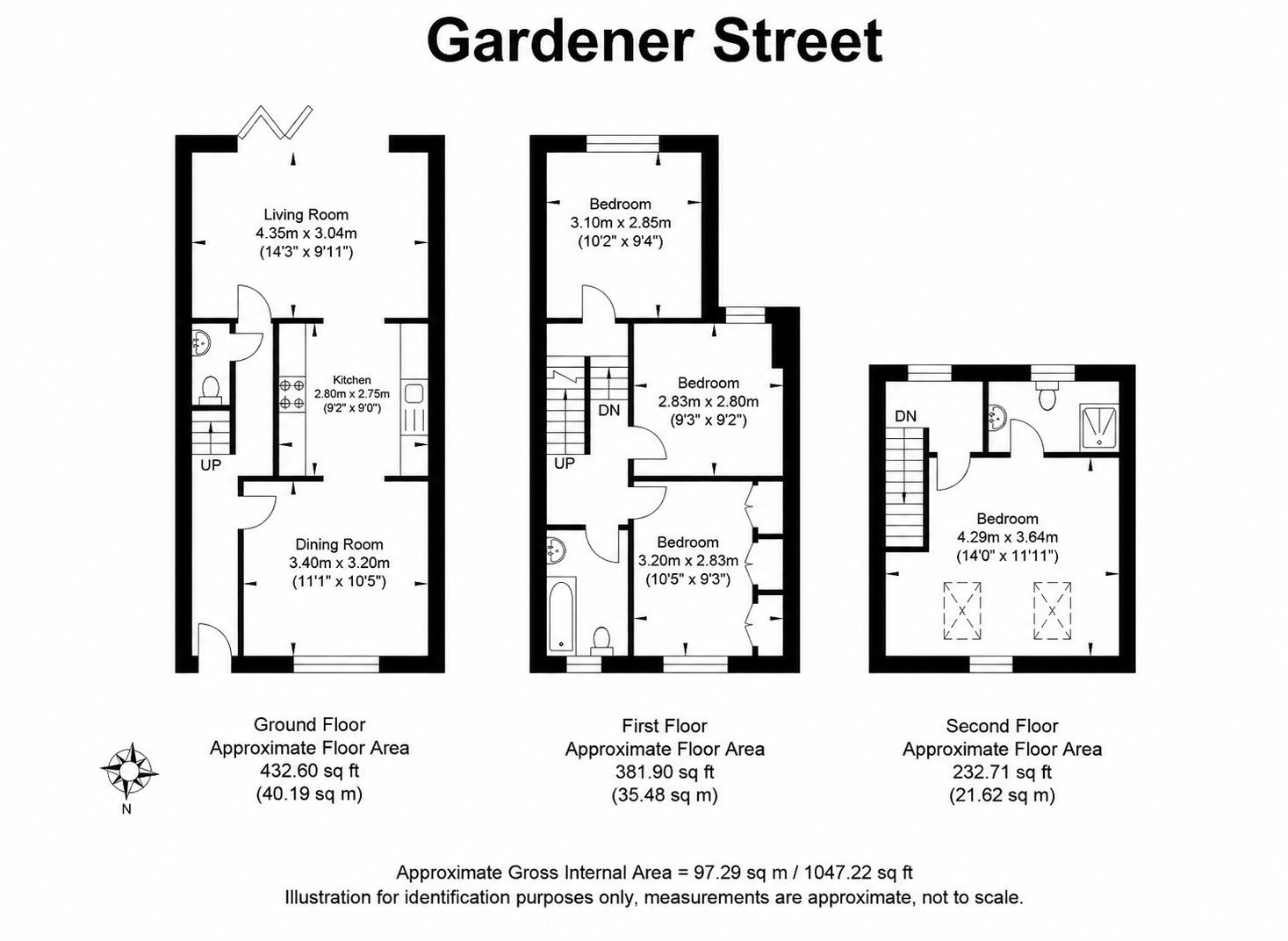 57, Gardener Street, Brighton floorplan