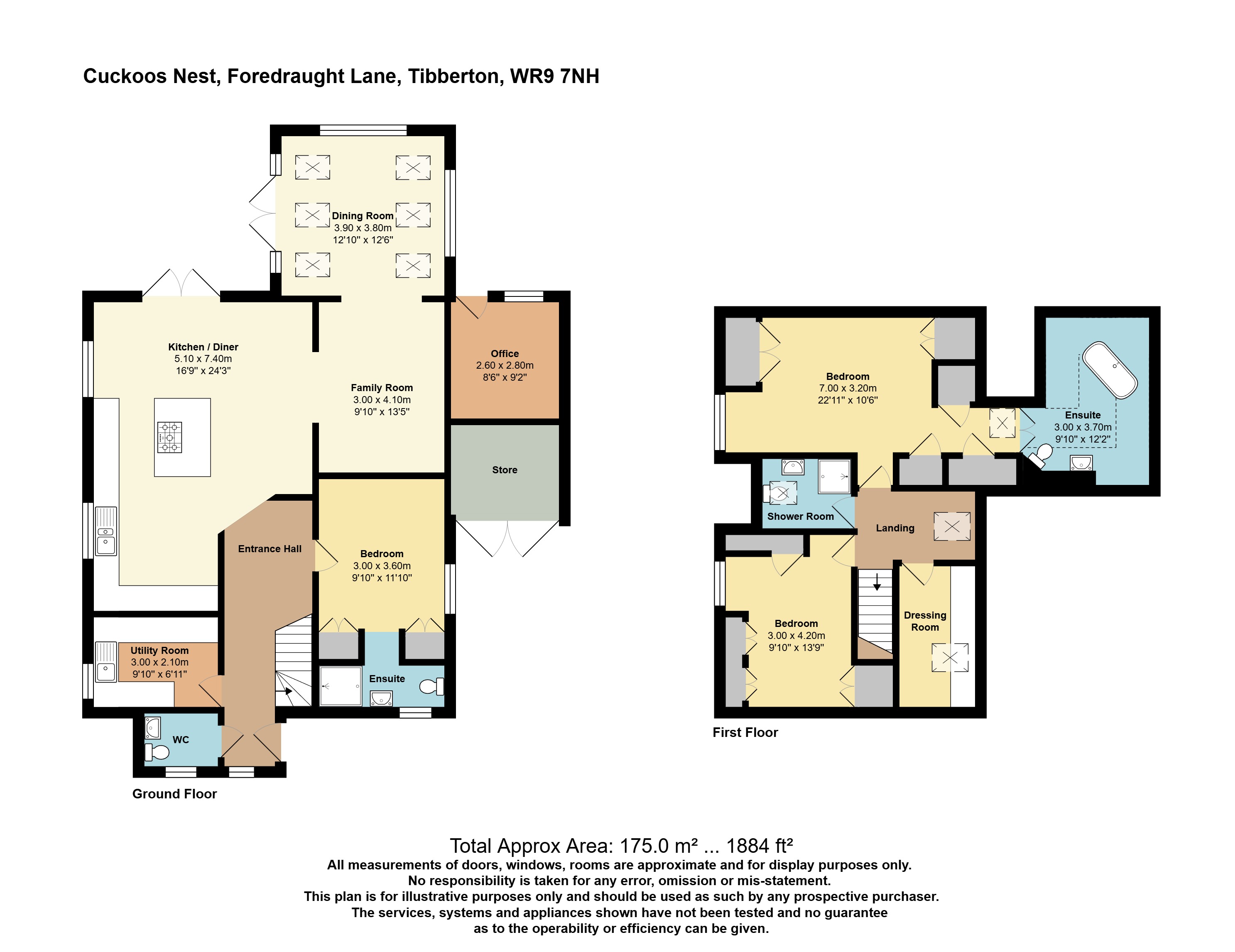 Cuckoos Nest,, Foredraught Lane, Droitwich floorplan