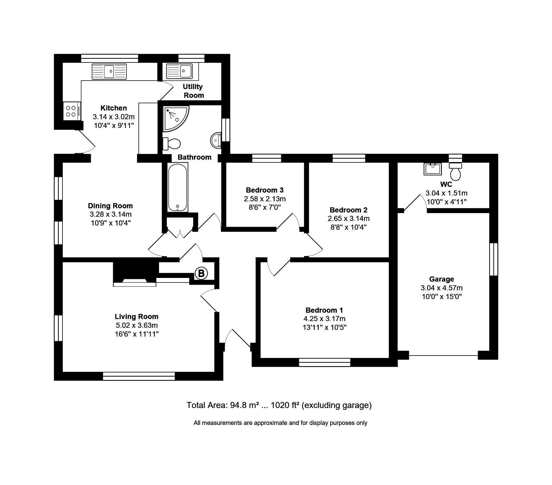 3 Bedrooms Detached bungalow for sale in Longfurlong Lane, Long Furlong, Tetbury GL8