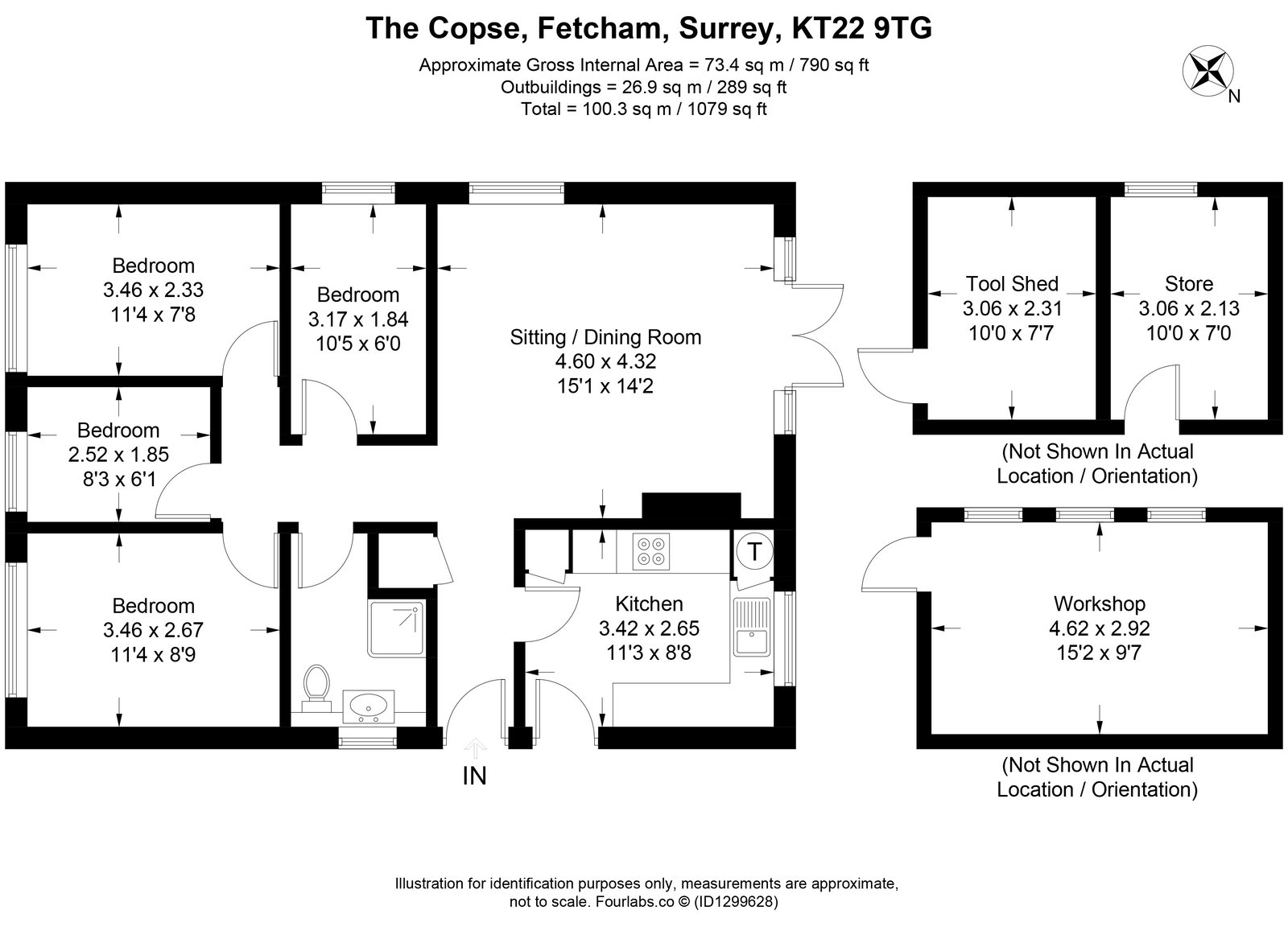 Fairlight, 22, The Copse, Leatherhead floorplan