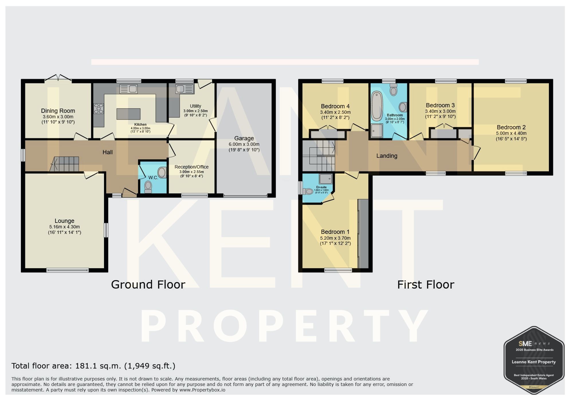O Dalaigh Pentwyn Isaf, Caerphilly floorplan