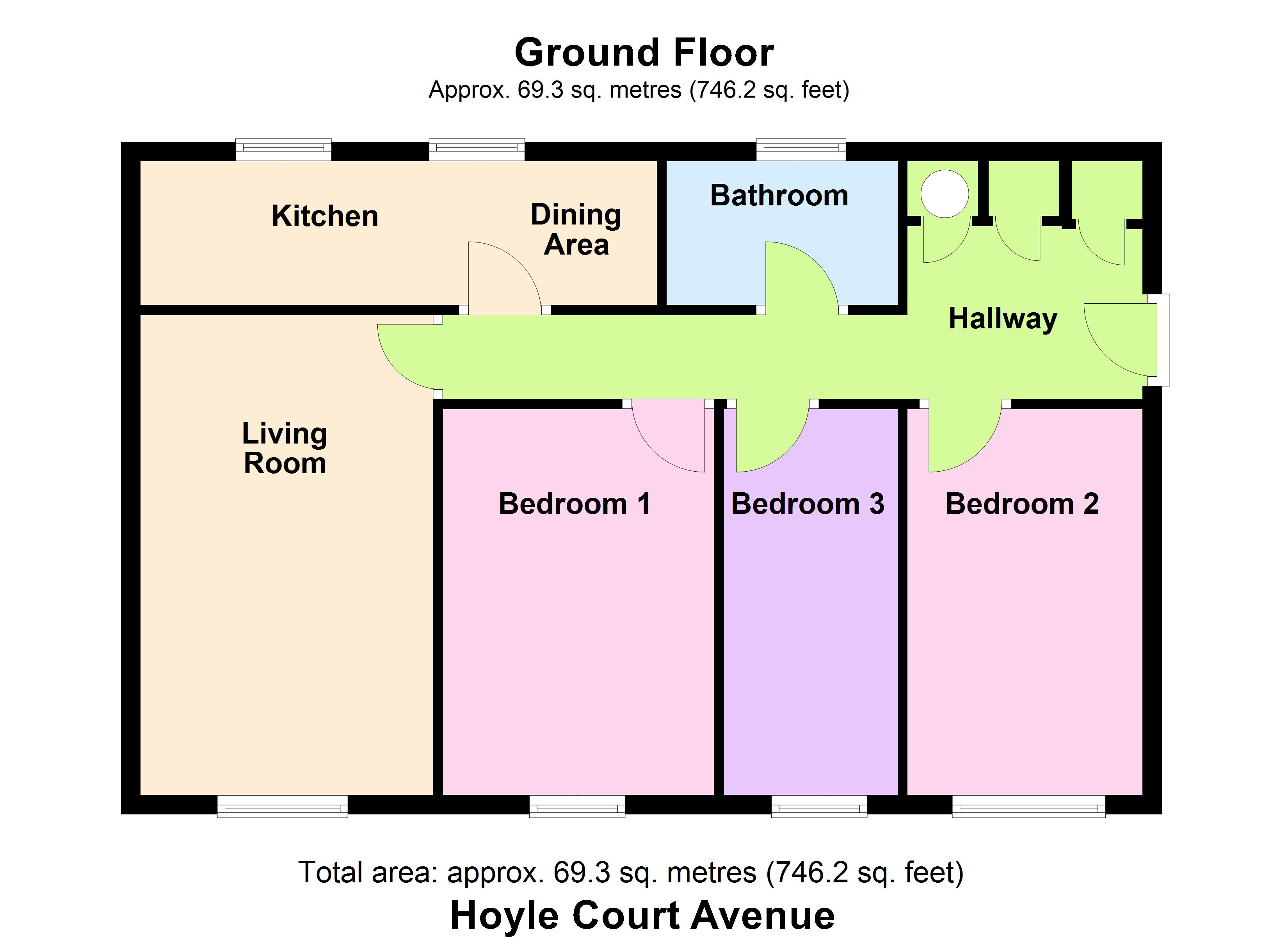 77, Hoyle Court Avenue, Shipley floorplan