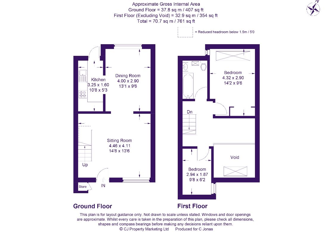 5, Linden Court, Headington floorplan