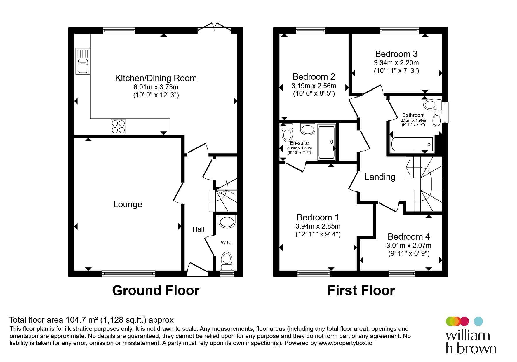 1, Brewton Drive, Peterborough floorplan