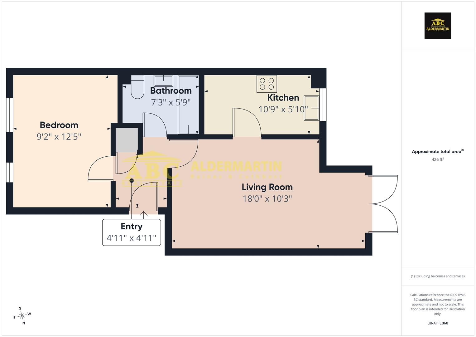 Flat 11 Bren Court, 2 Colgate Place, Enfield floorplan