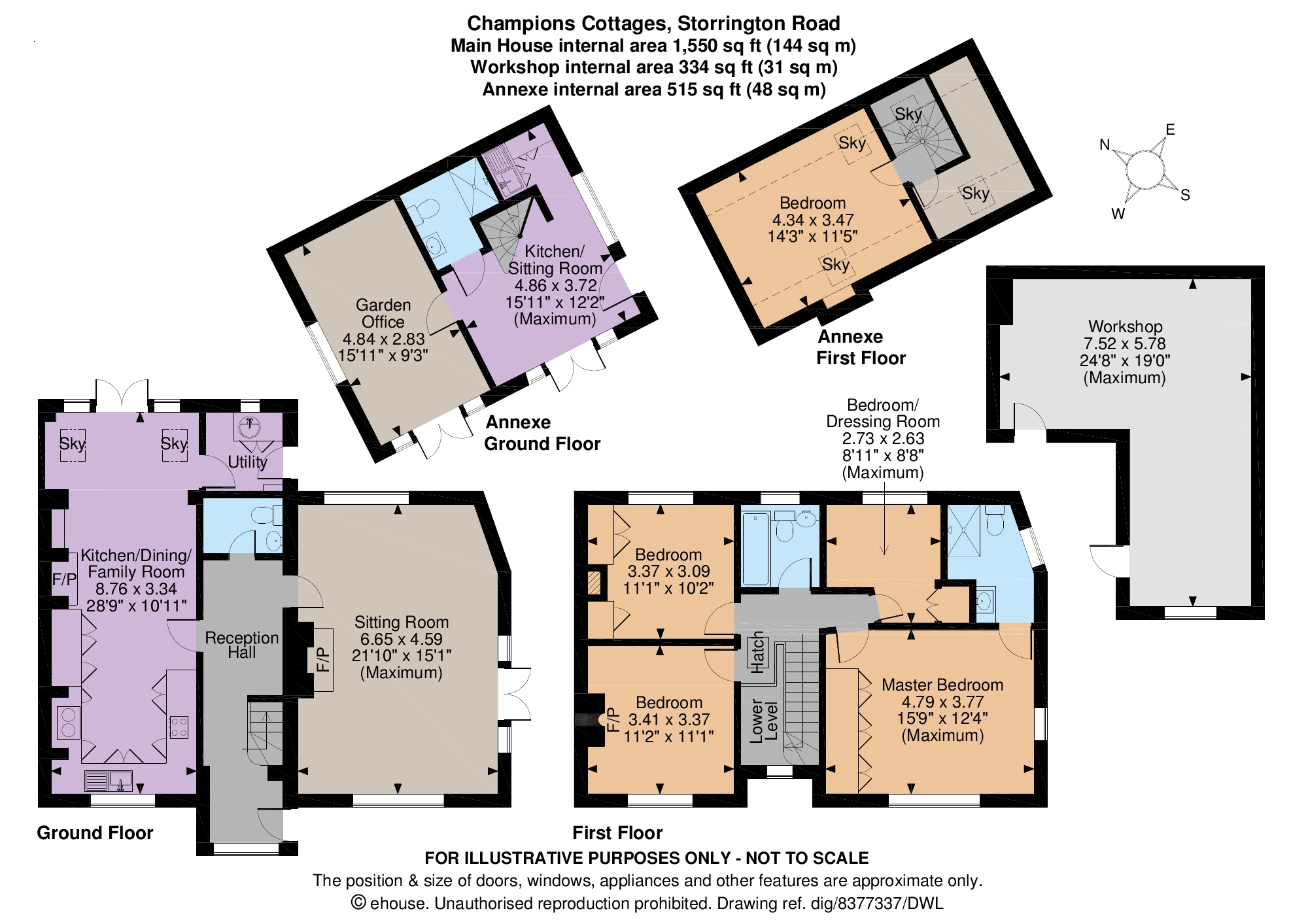 4 Bedrooms Semi-detached house for sale in Champions Cottages, Storrington Road, Thakeham, Pulborough RH20