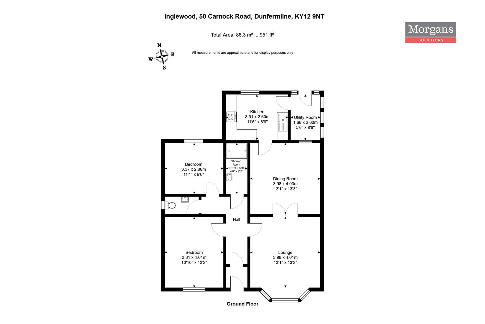 50, Carnock Road, Dunfermline floorplan