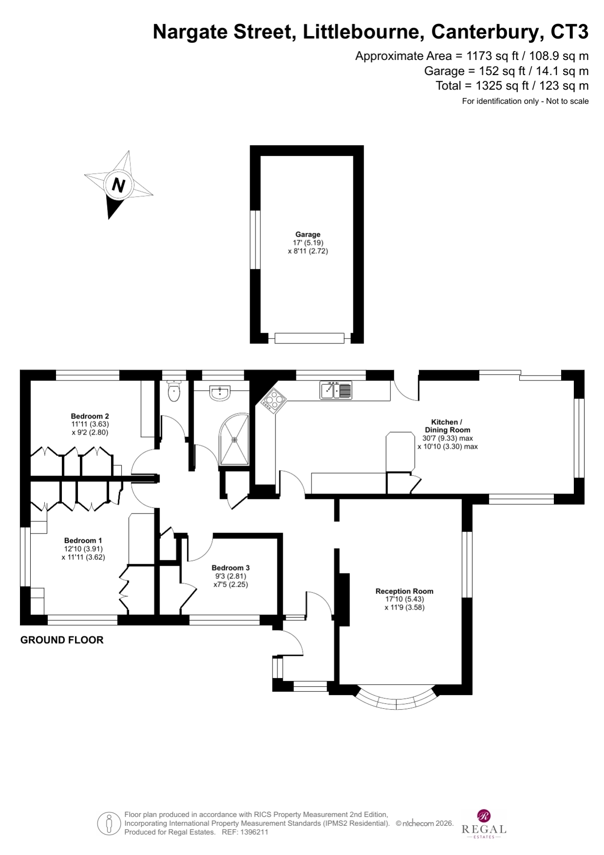 12B Nargate Street, Littlebourne, Canterbury floorplan