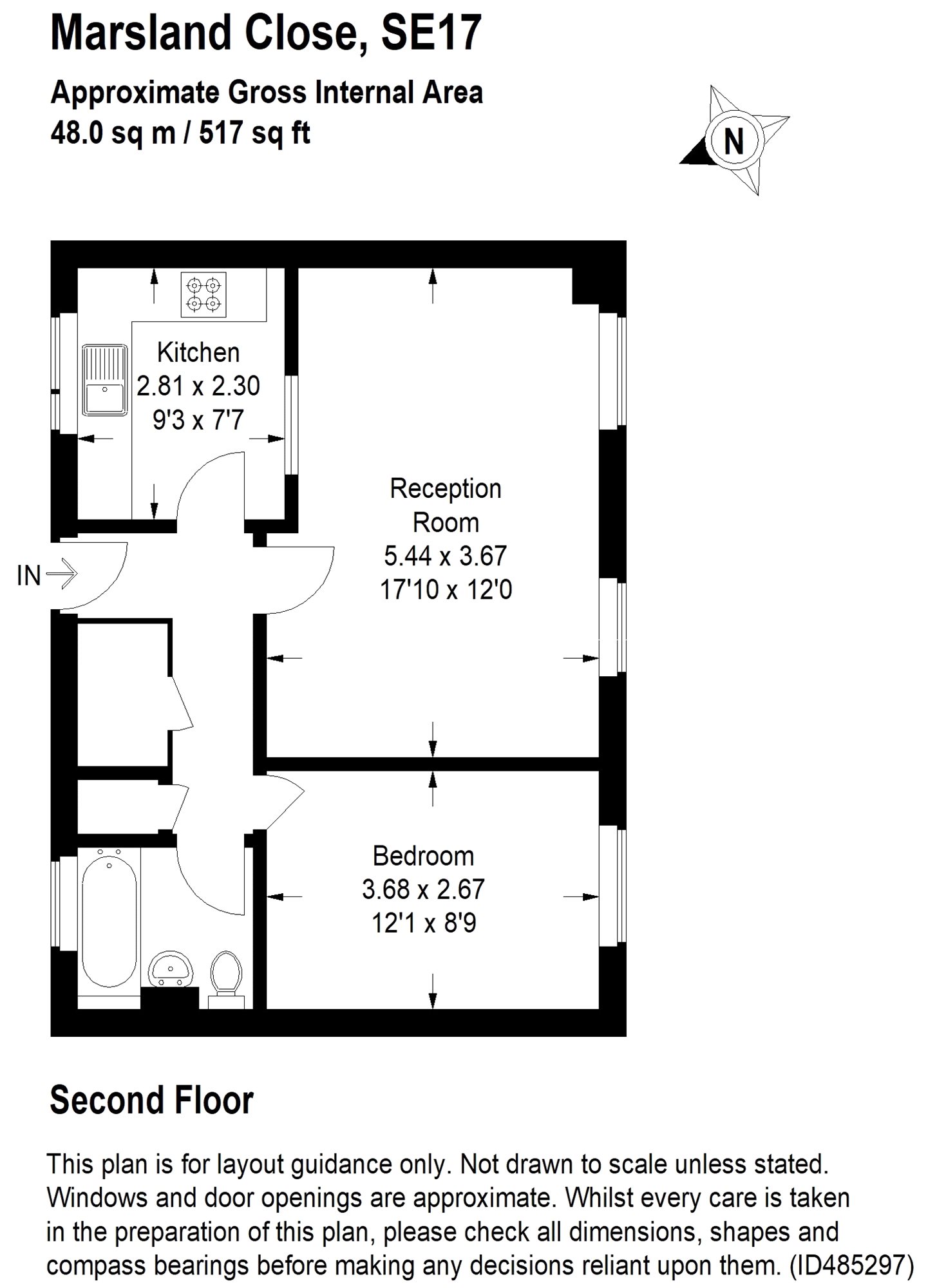 1 Bedrooms Flat for sale in Marsland Close, Pasley Estate SE17