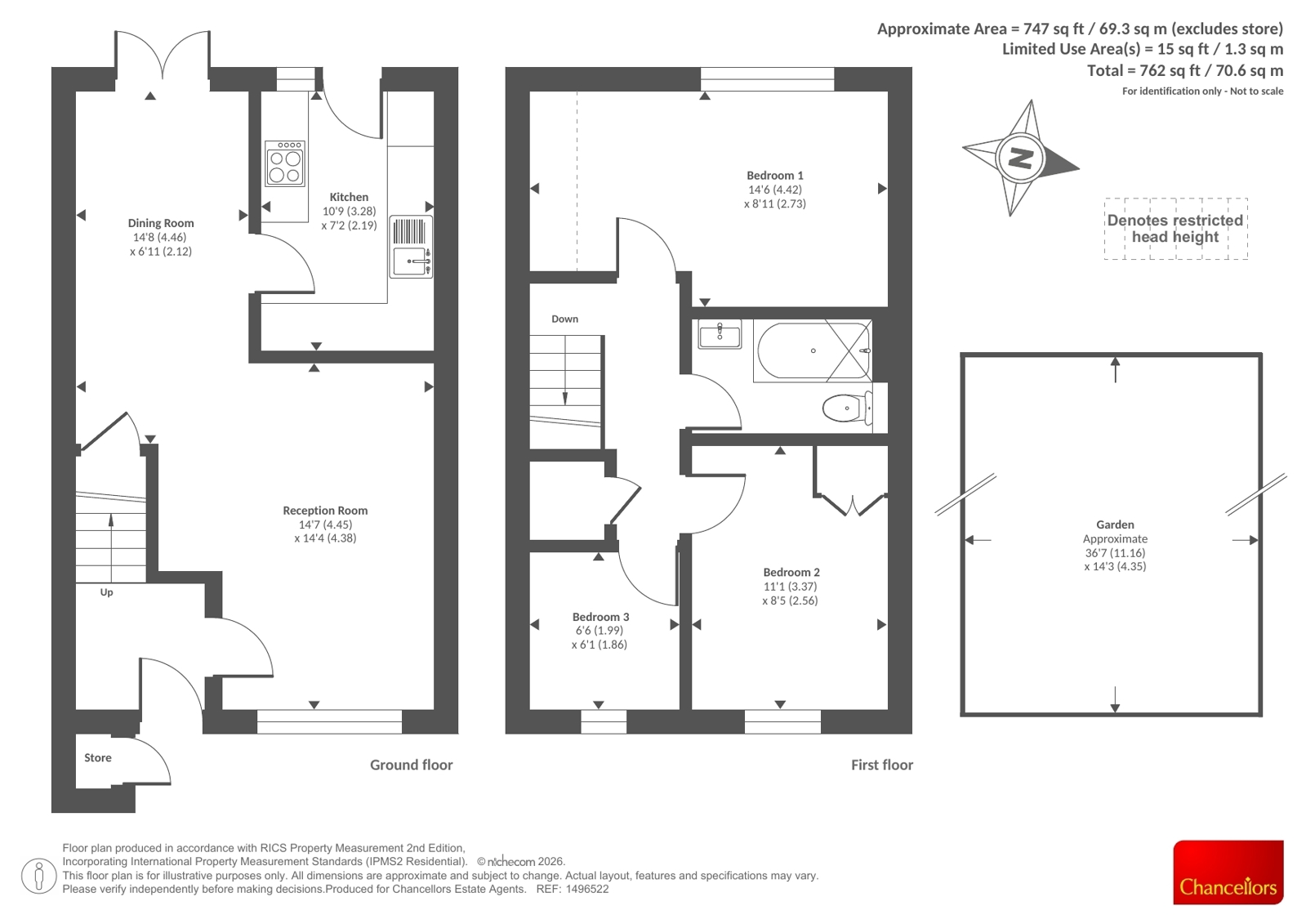 20, Gerard Walk, Swindon floorplan
