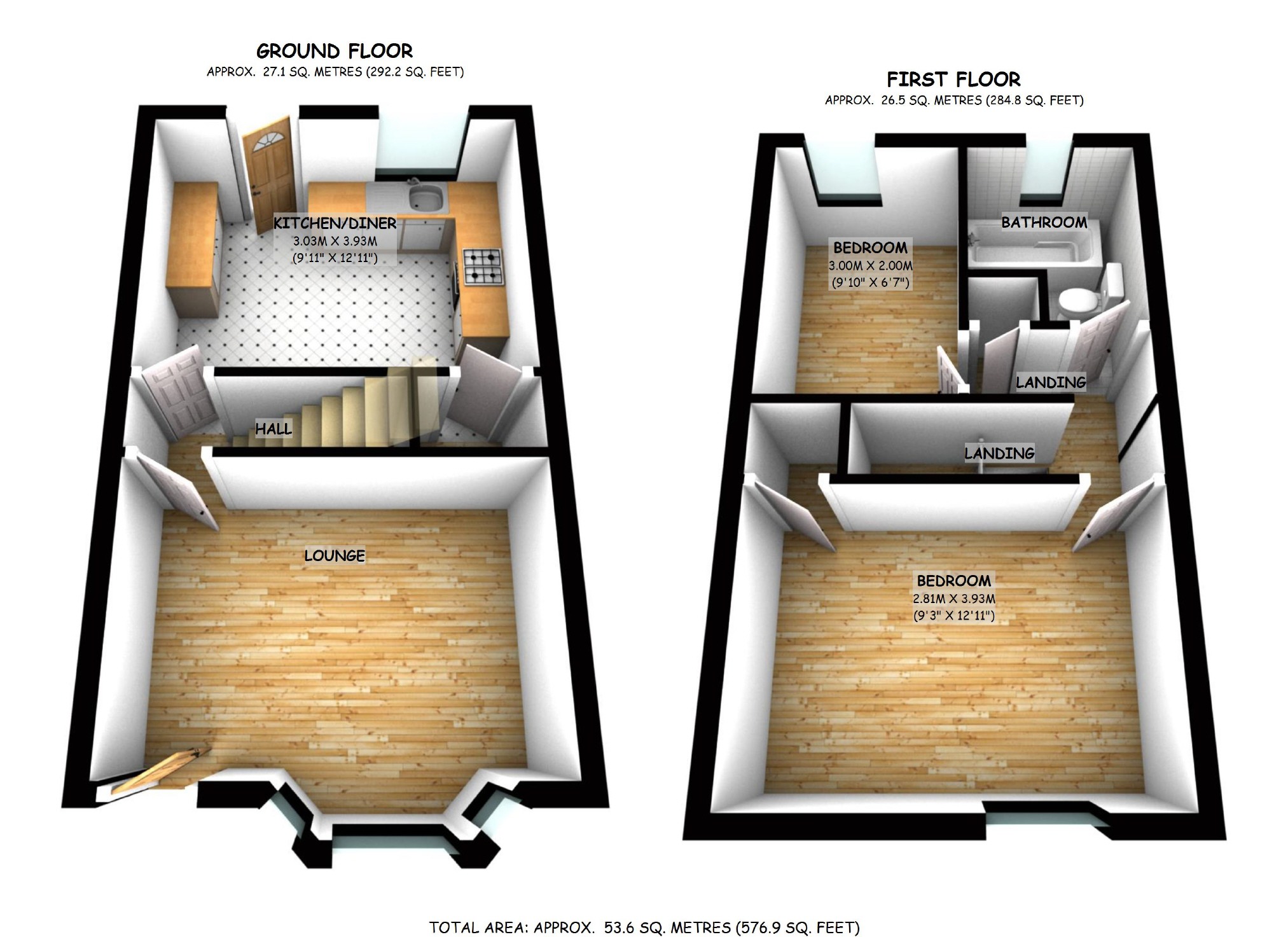 2 Bedrooms Terraced house for sale in Station Road, Linslade, Leighton Buzzard LU7