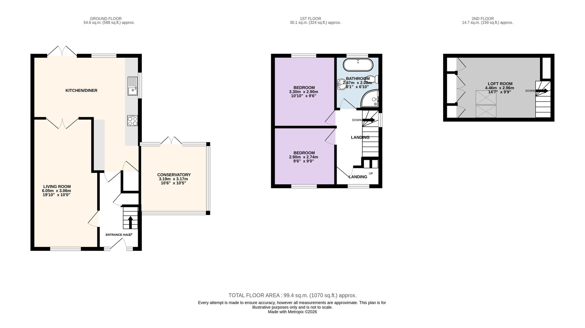 150 Coniston Road, Preston floorplan