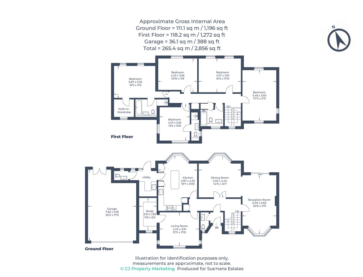 18, The Warren, Radlett floorplan