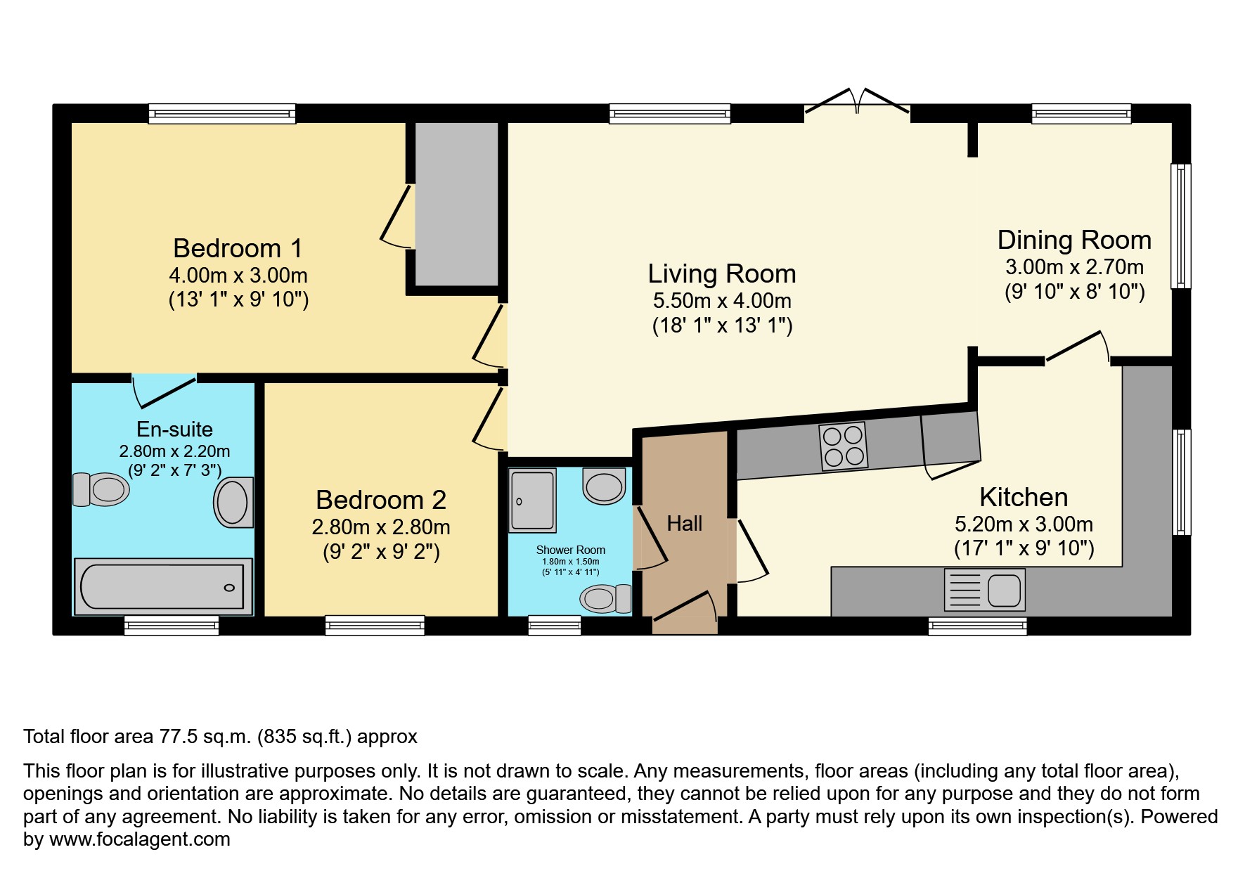 8, Florida Keys, Hull Road, York floorplan