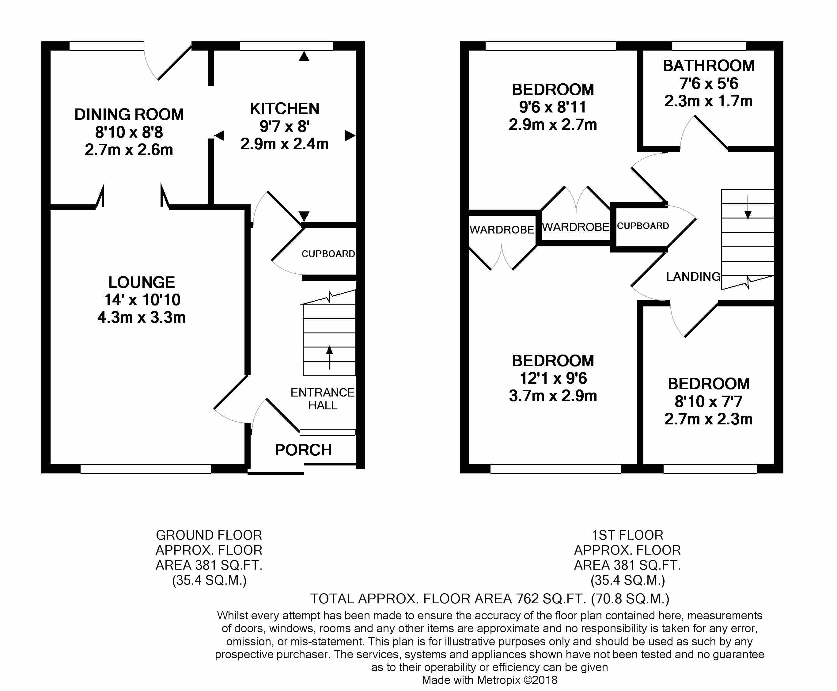 3 Bedrooms Terraced house for sale in Chestnut Drive, Coxheath, Maidstone ME17
