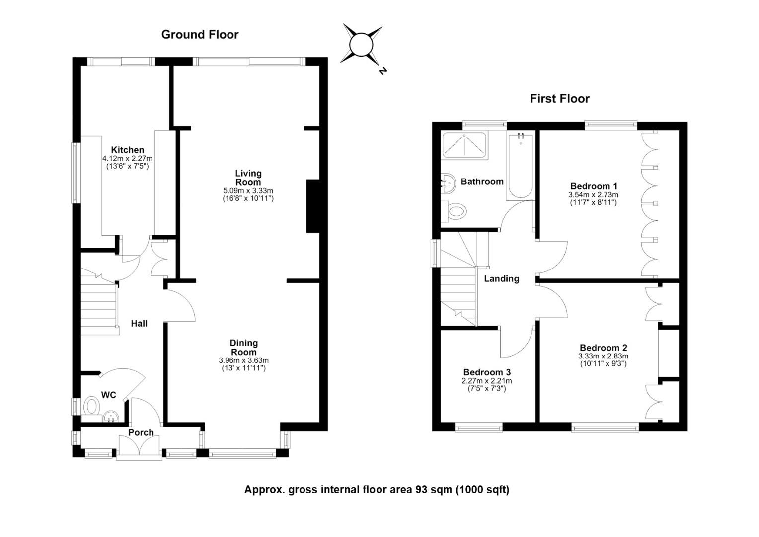 23, Warren Road, Cambridge floorplan