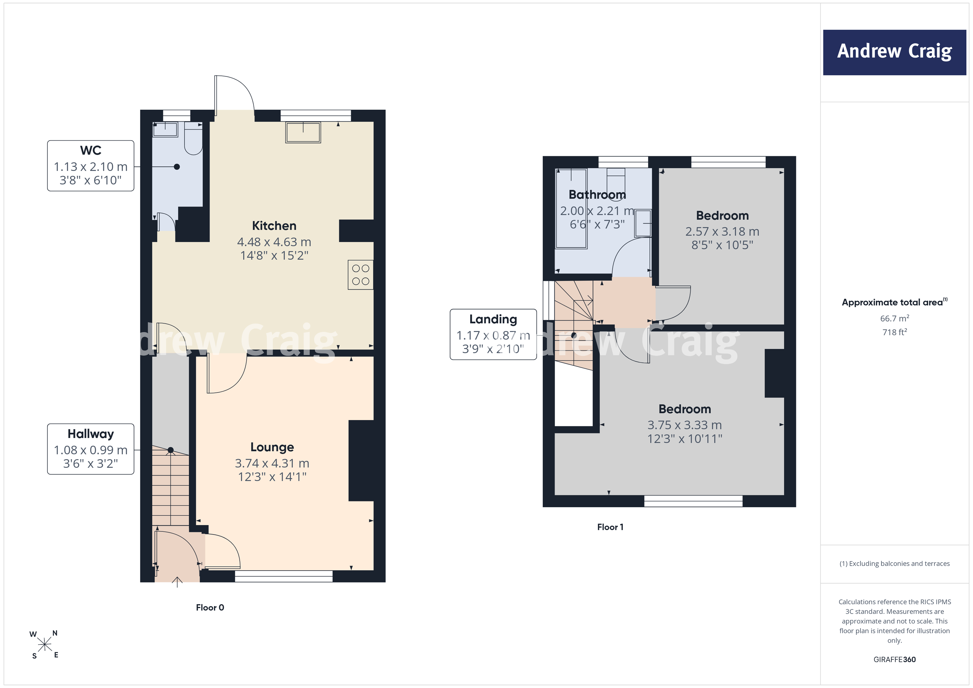 166 Harton Lane, South Shields floorplan