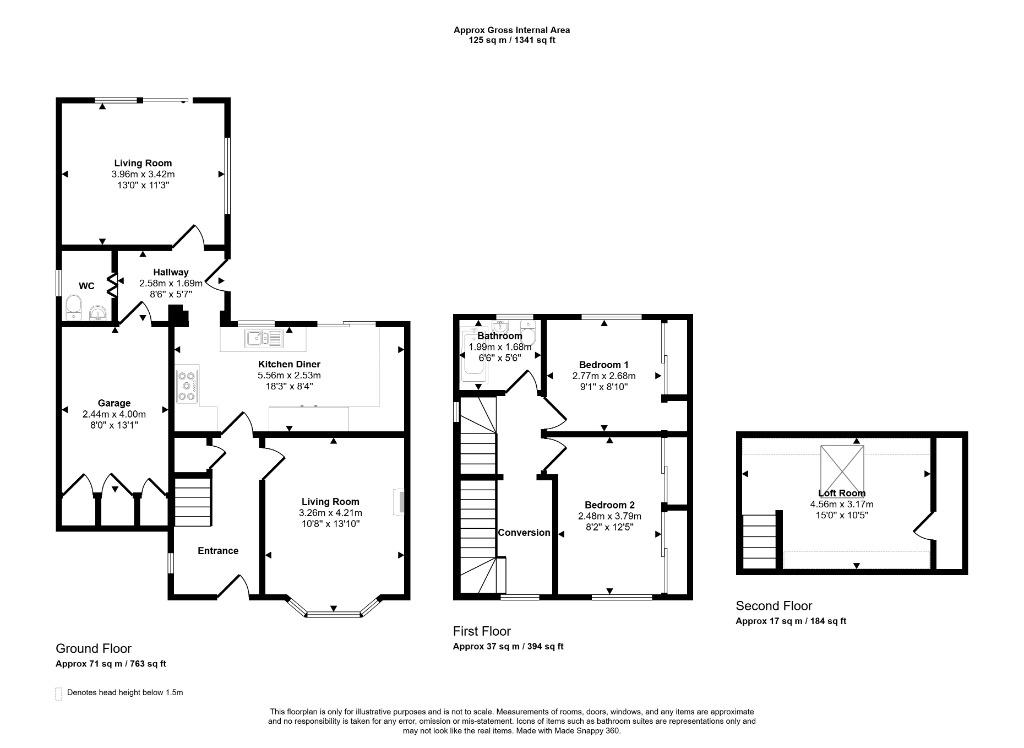 68, East Park Road, South Ayrshire floorplan
