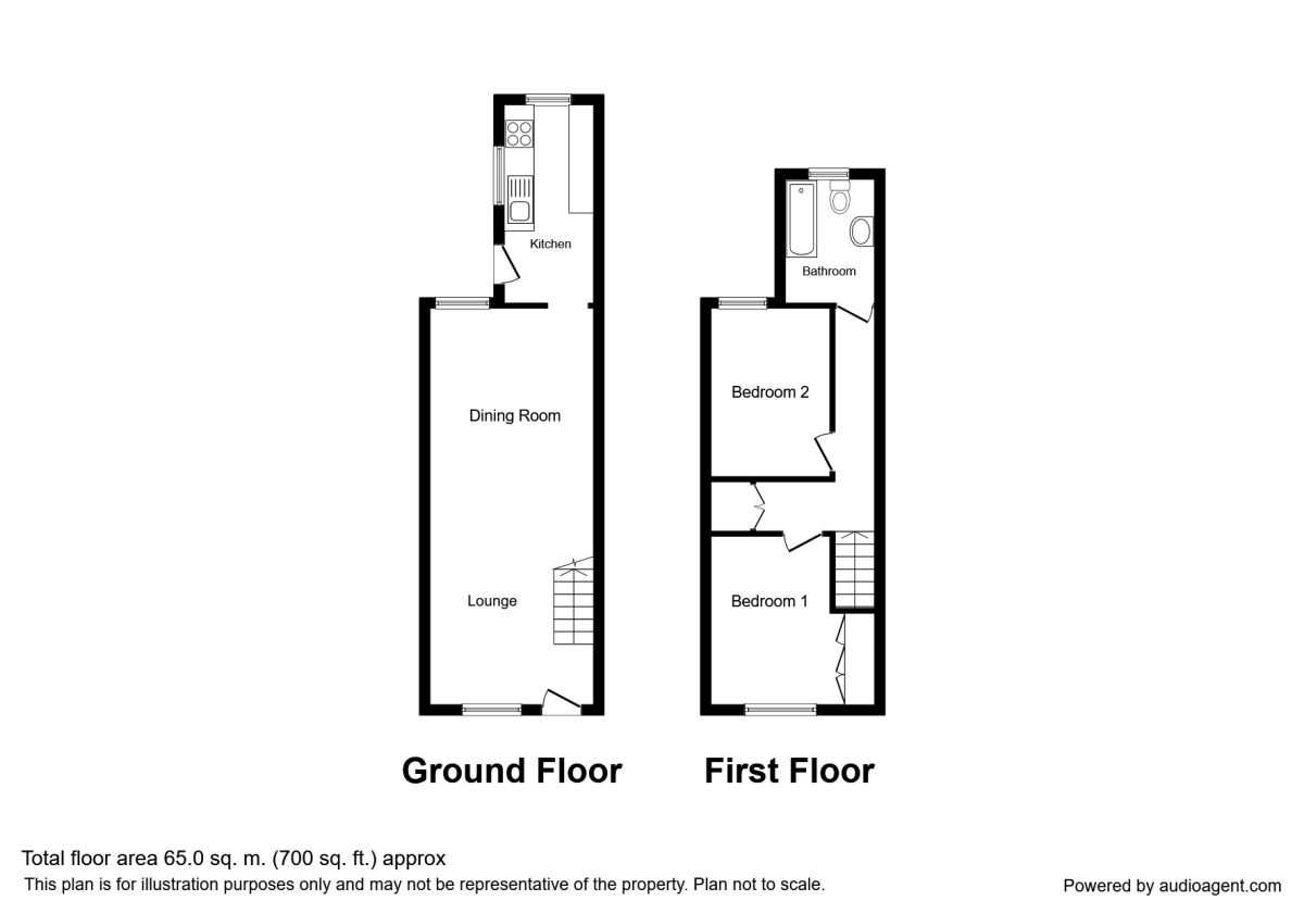 2 Bedrooms Terraced house for sale in Westwick Street, Ilkeston DE7