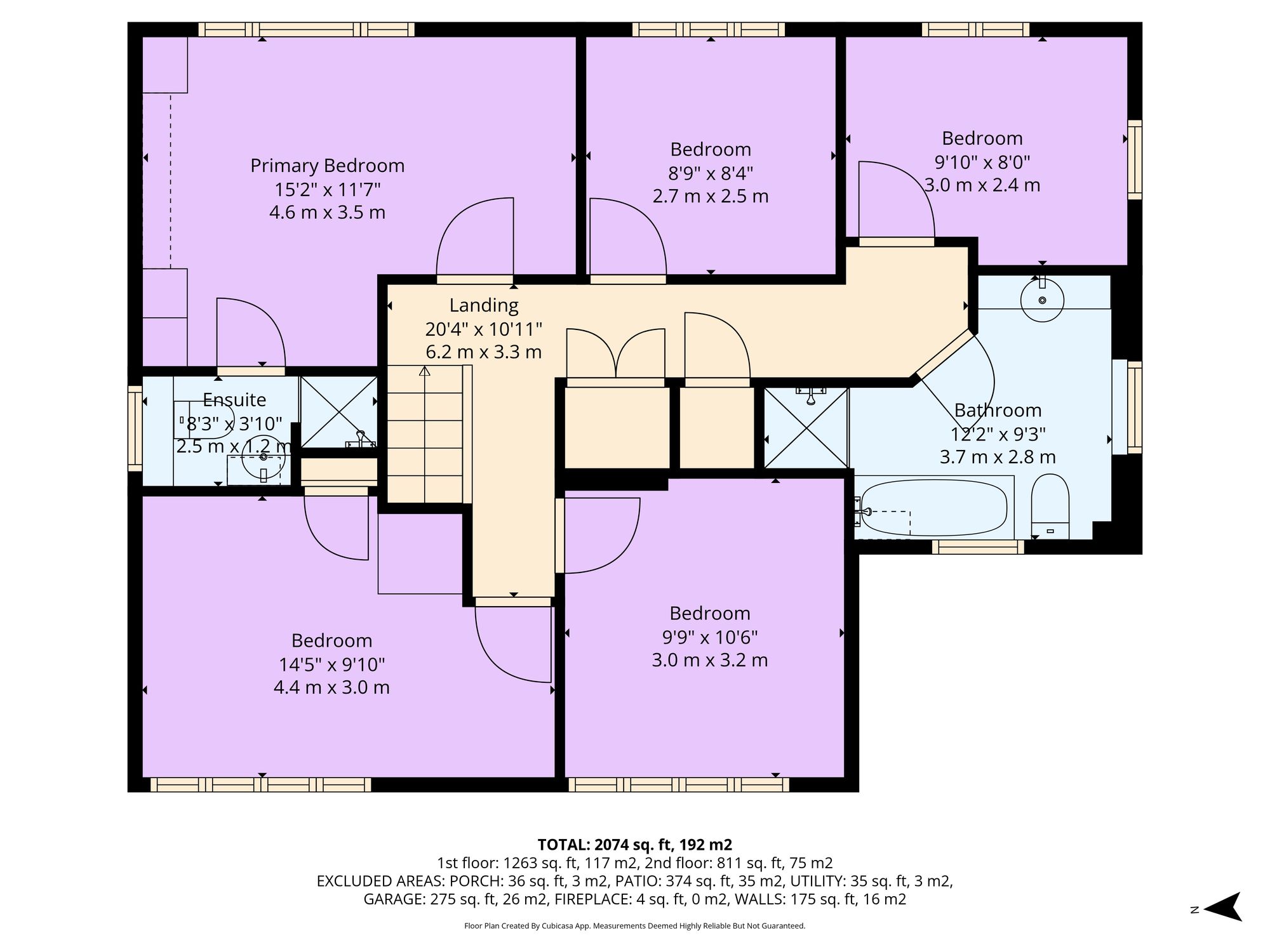 2, Dodd Avenue, Warwick, CV34 floorplan