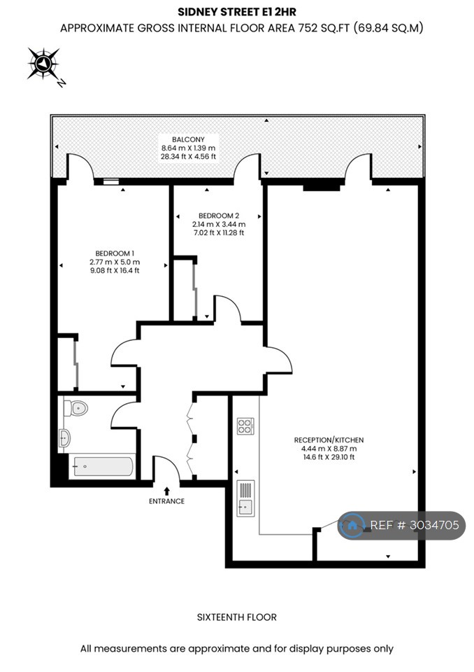 Pepys Court, Love Lane, London floorplan
