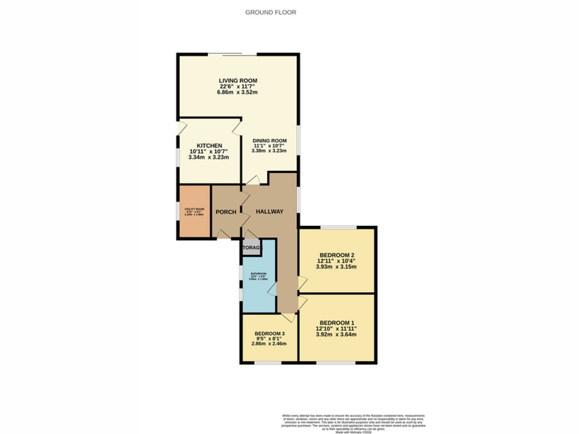 81 Forest Road, Kirkby-In-Ashfield floorplan