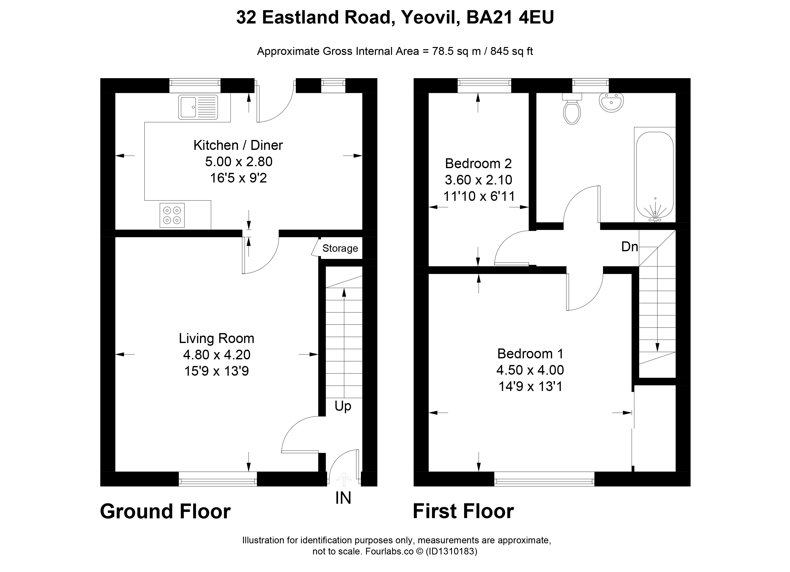 32, Eastland Road, Somerset floorplan