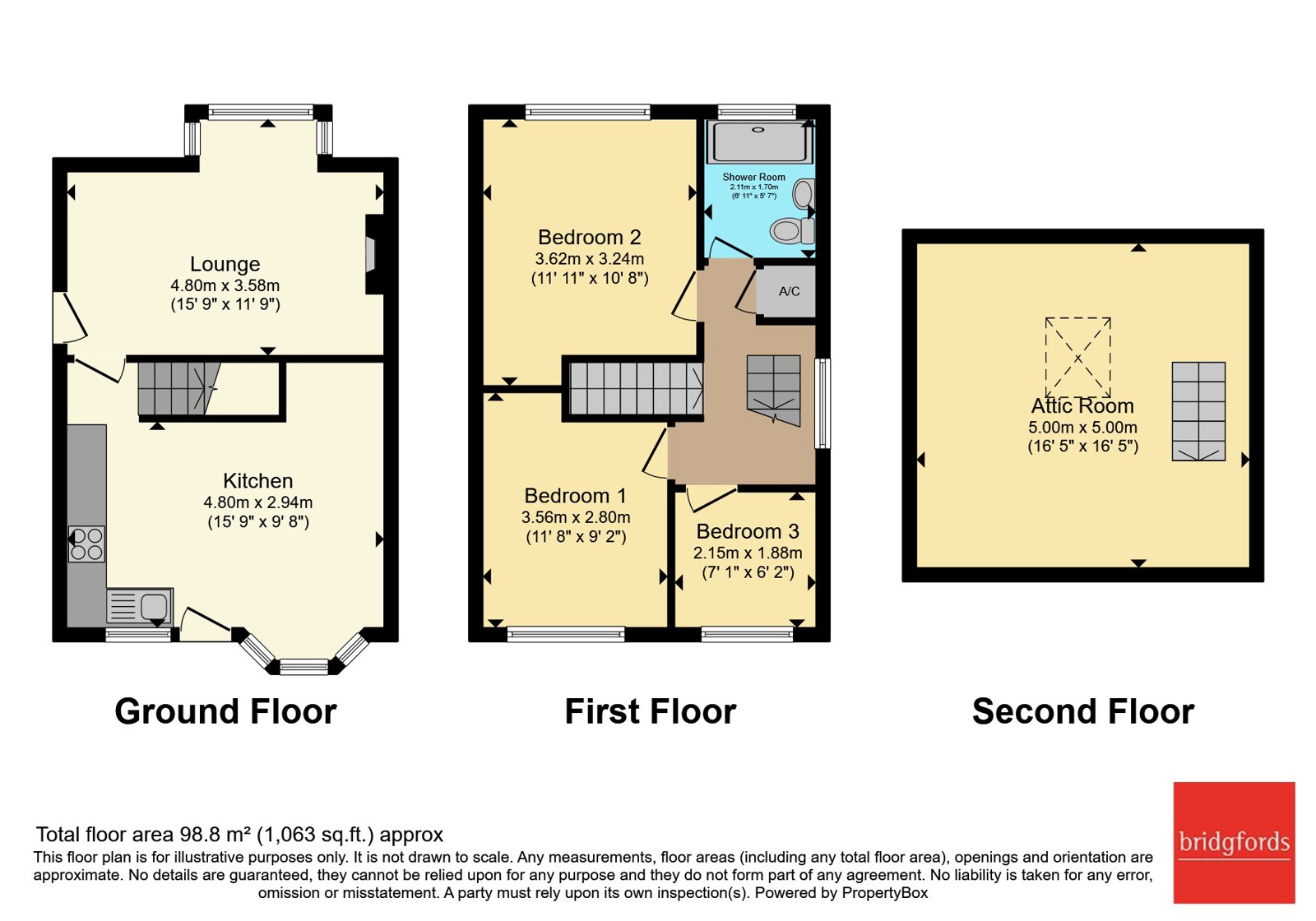 3, Felix Road, Cheshire floorplan