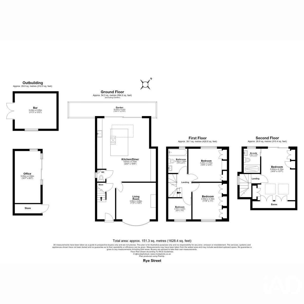 153, Rye Street, Bishop's Stortford floorplan