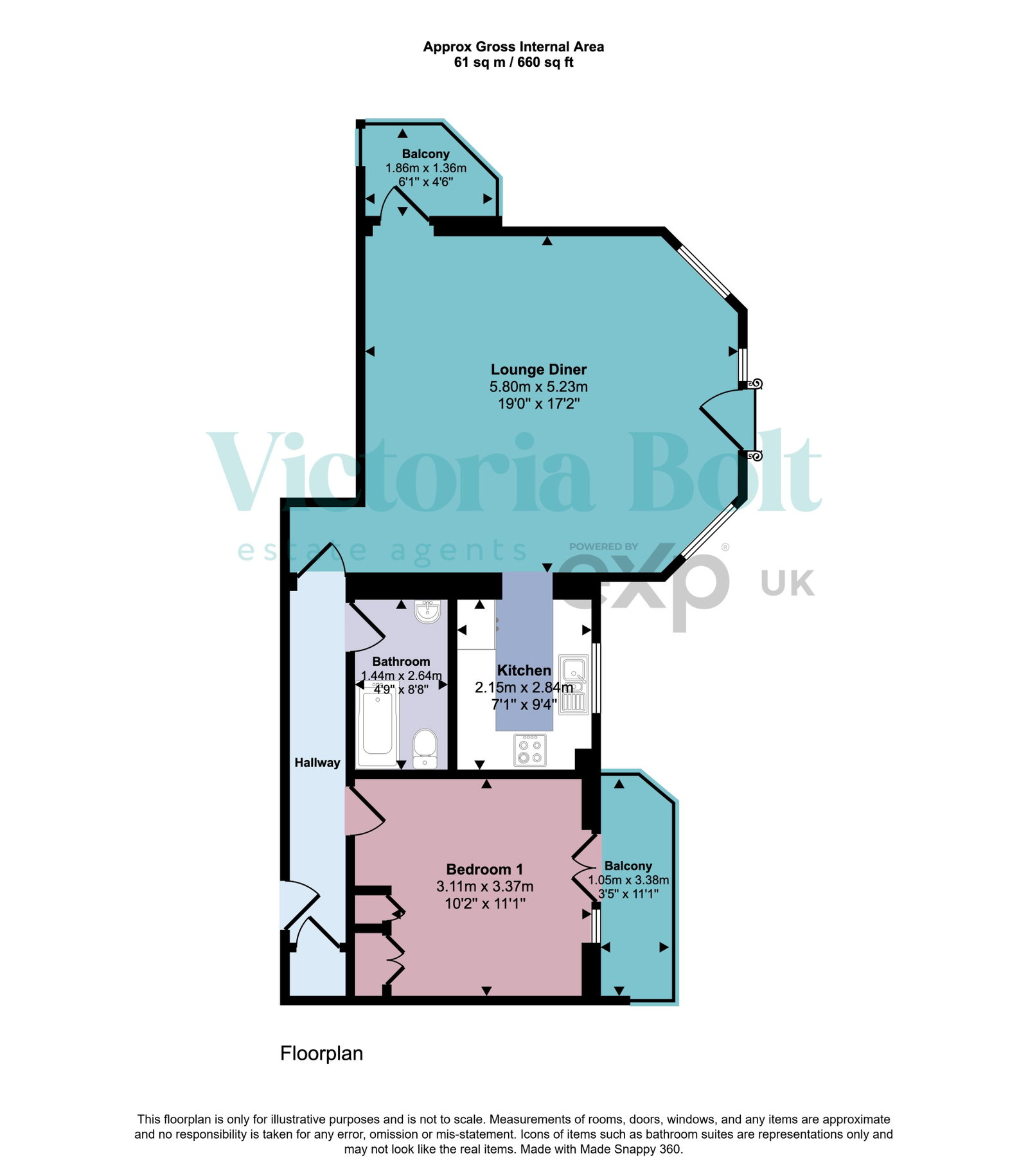 The Bridge,Flat 11, Custom House Lane, Plymouth floorplan