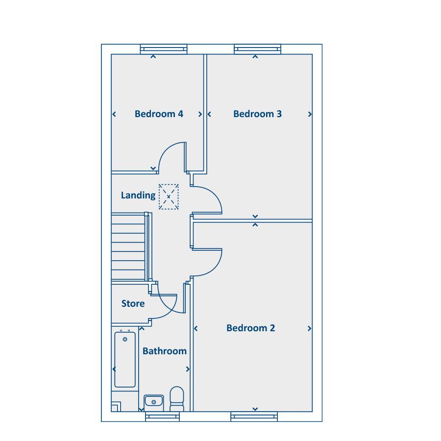 Plot 248, Stalling's Place, Oak Lane, Kingswinford floorplan