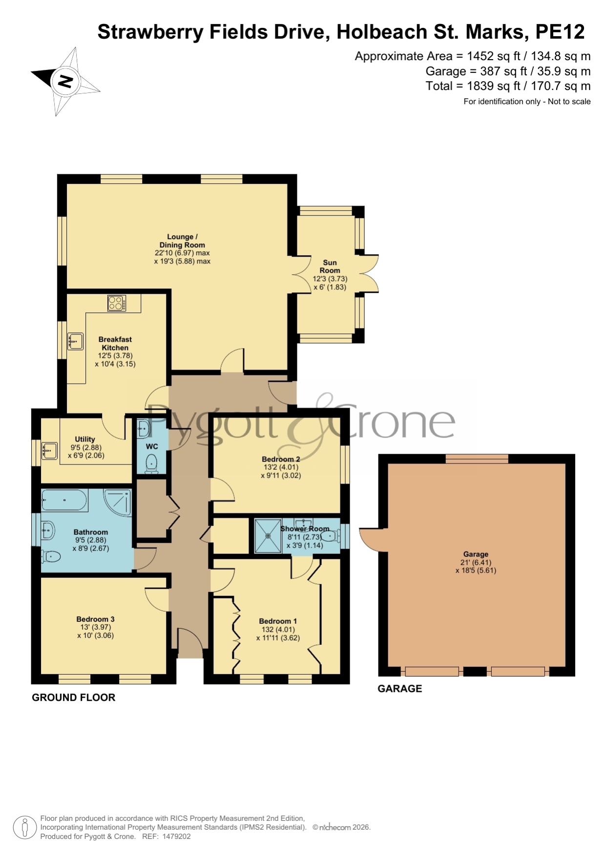 4, Strawberry Fields Drive, Spalding floorplan