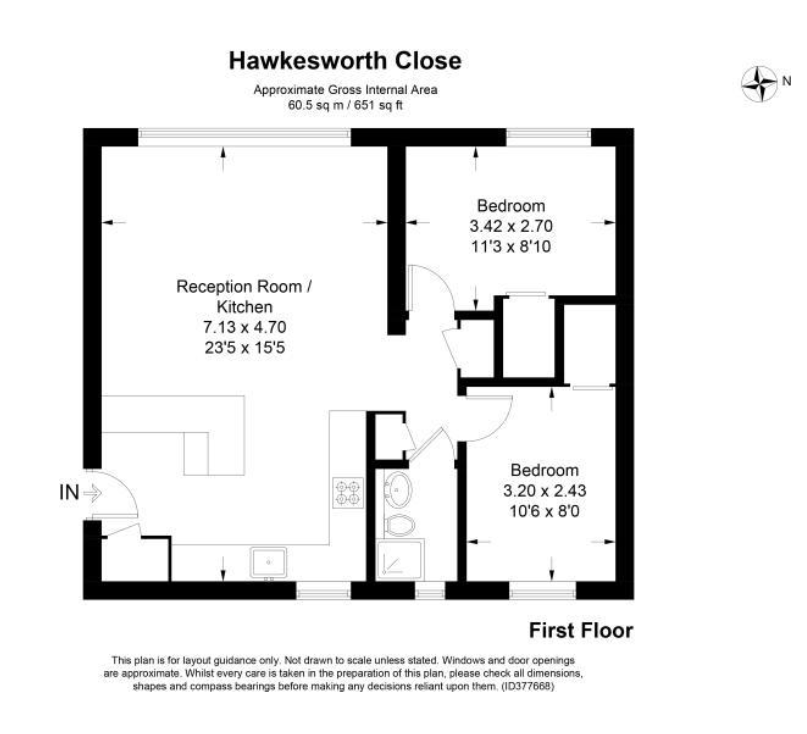 Hawkesworth Close, Northwood floorplan