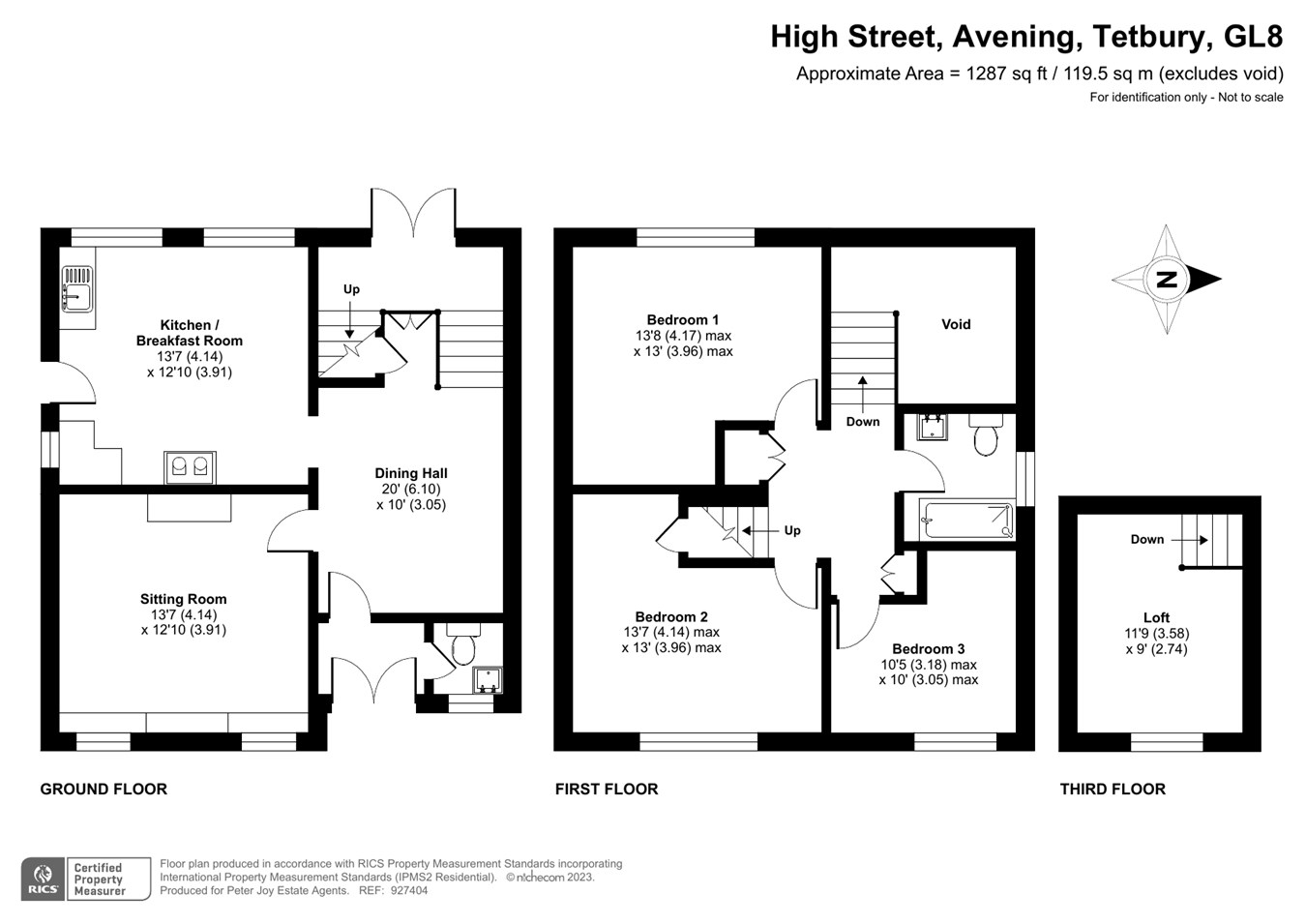 High Street, Avening, Tetbury GL8, 3 bedroom detached house for sale