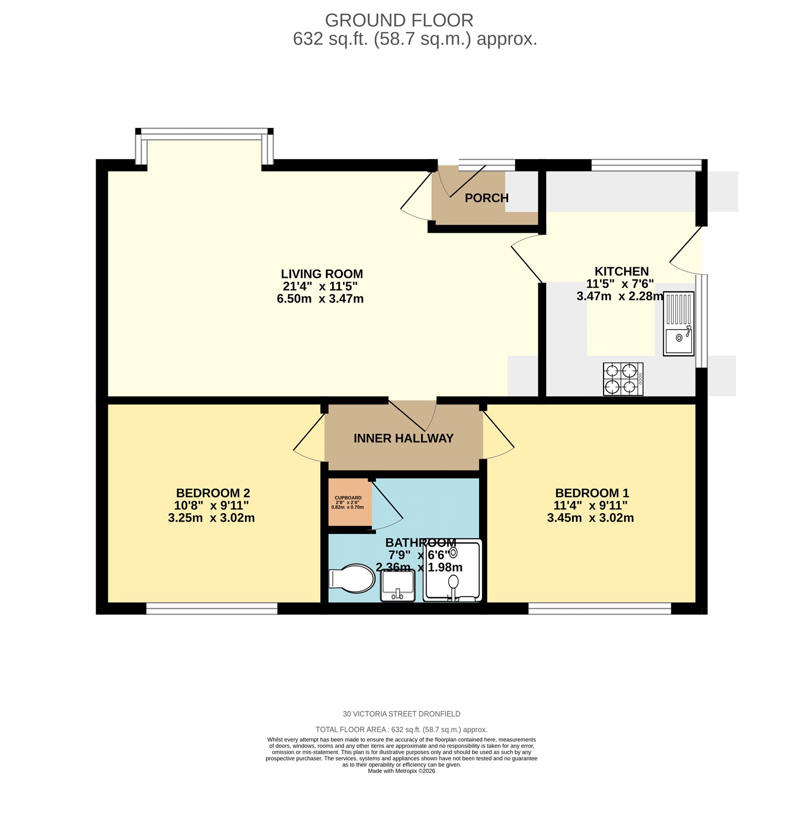 Victoria Street, Derbyshire floorplan