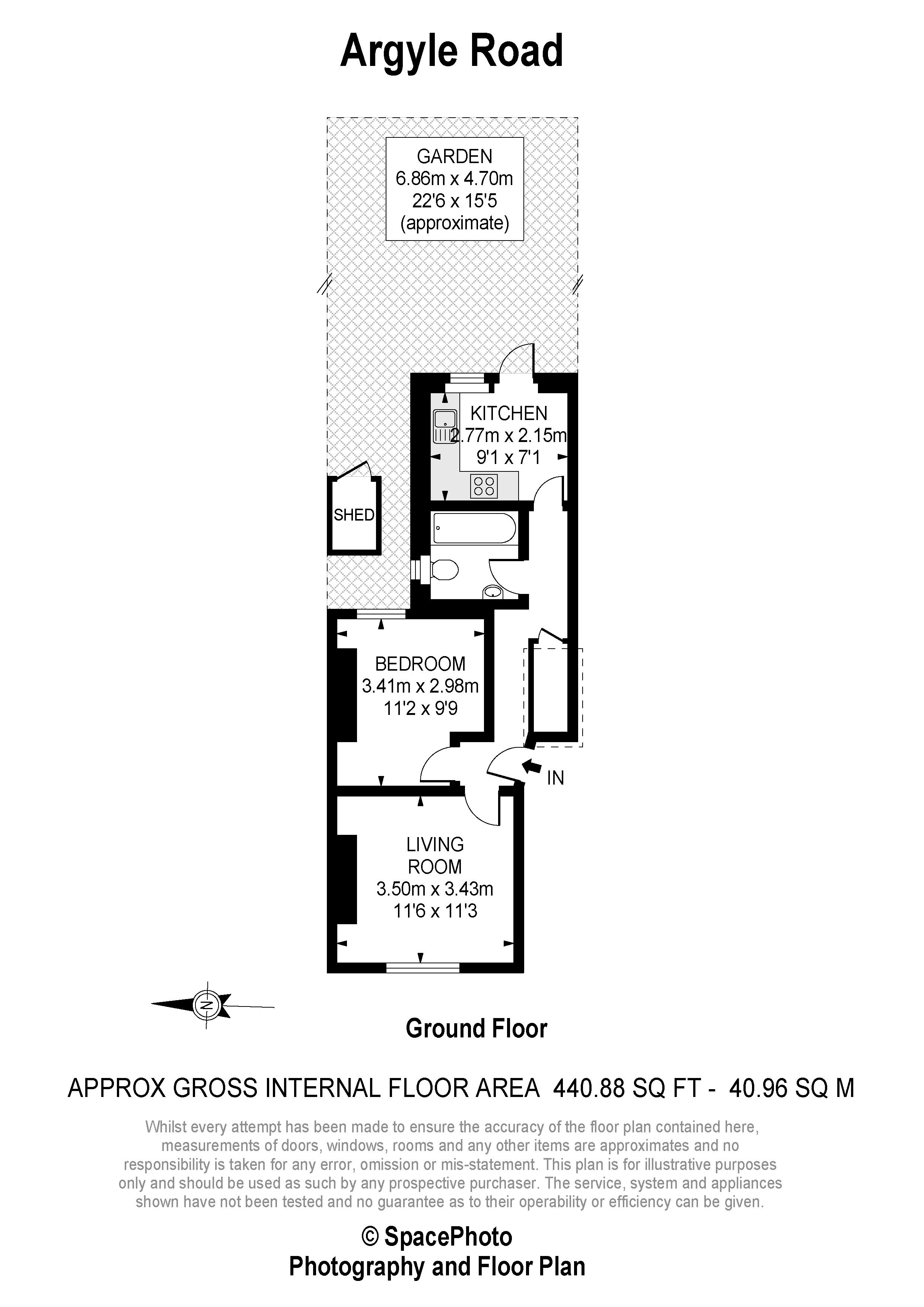 Argyle Road, Stepney floorplan