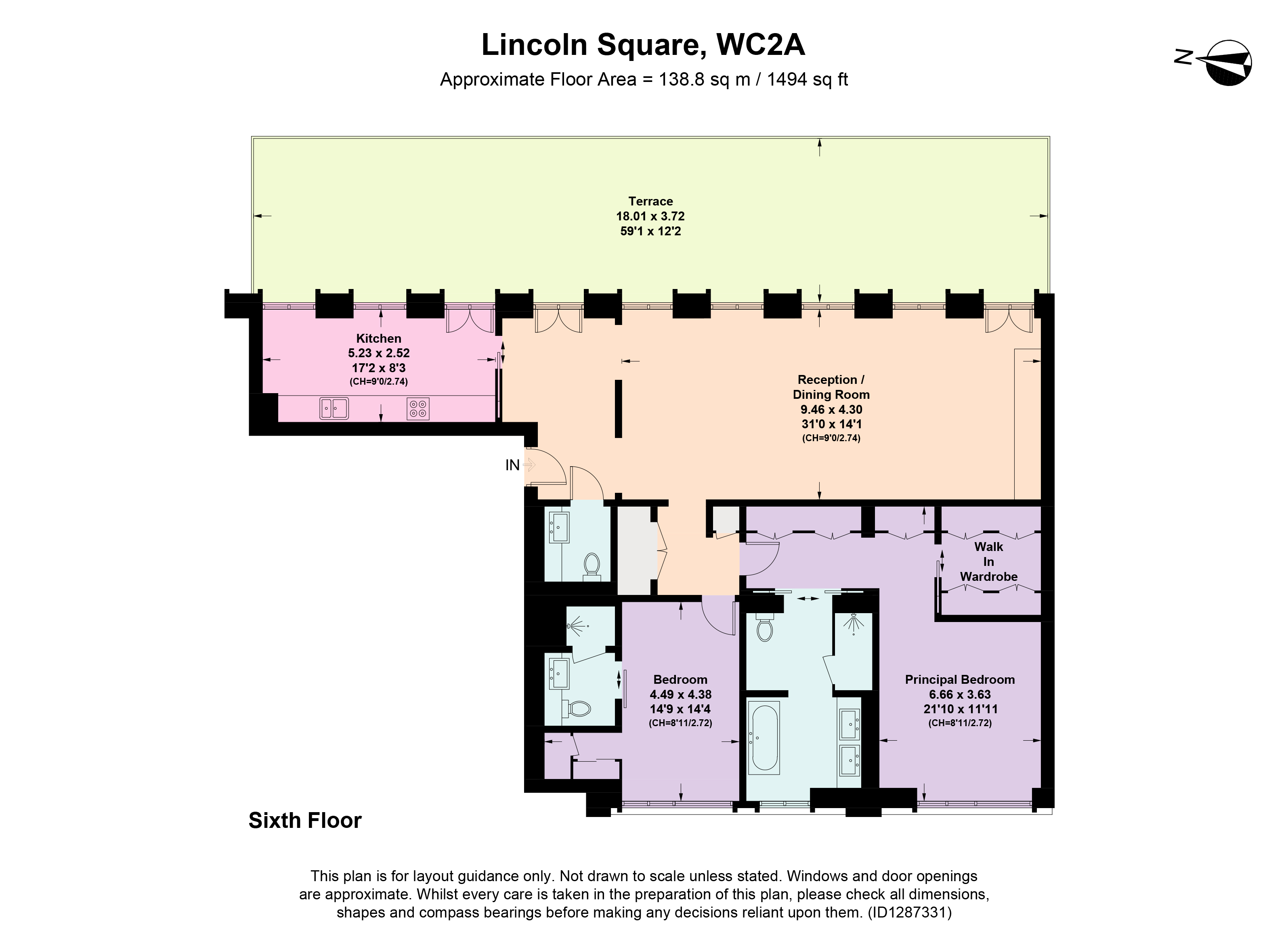 18, Portugal Street, London floorplan