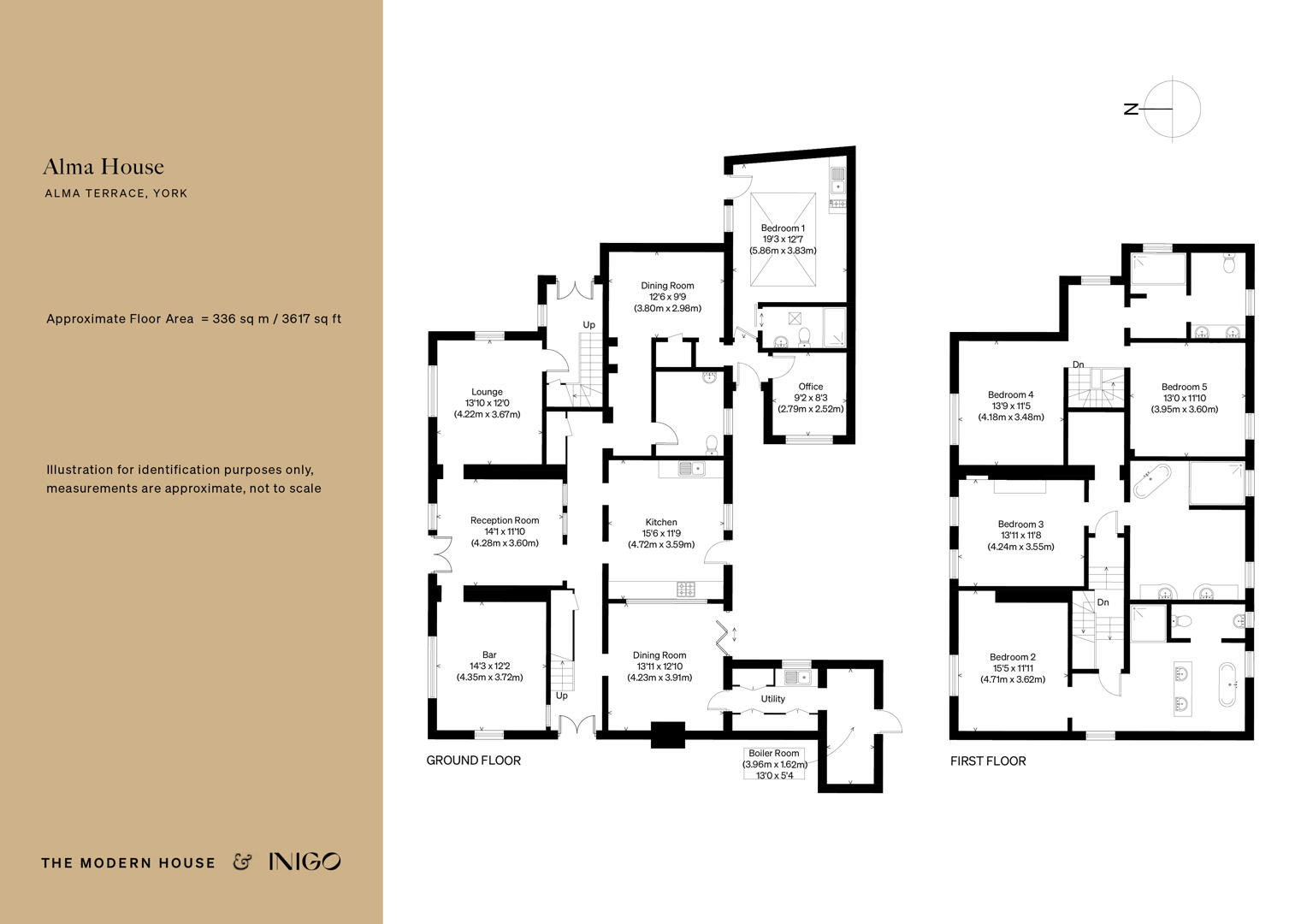 Coppers Lodge, 15, Alma Terrace, York floorplan