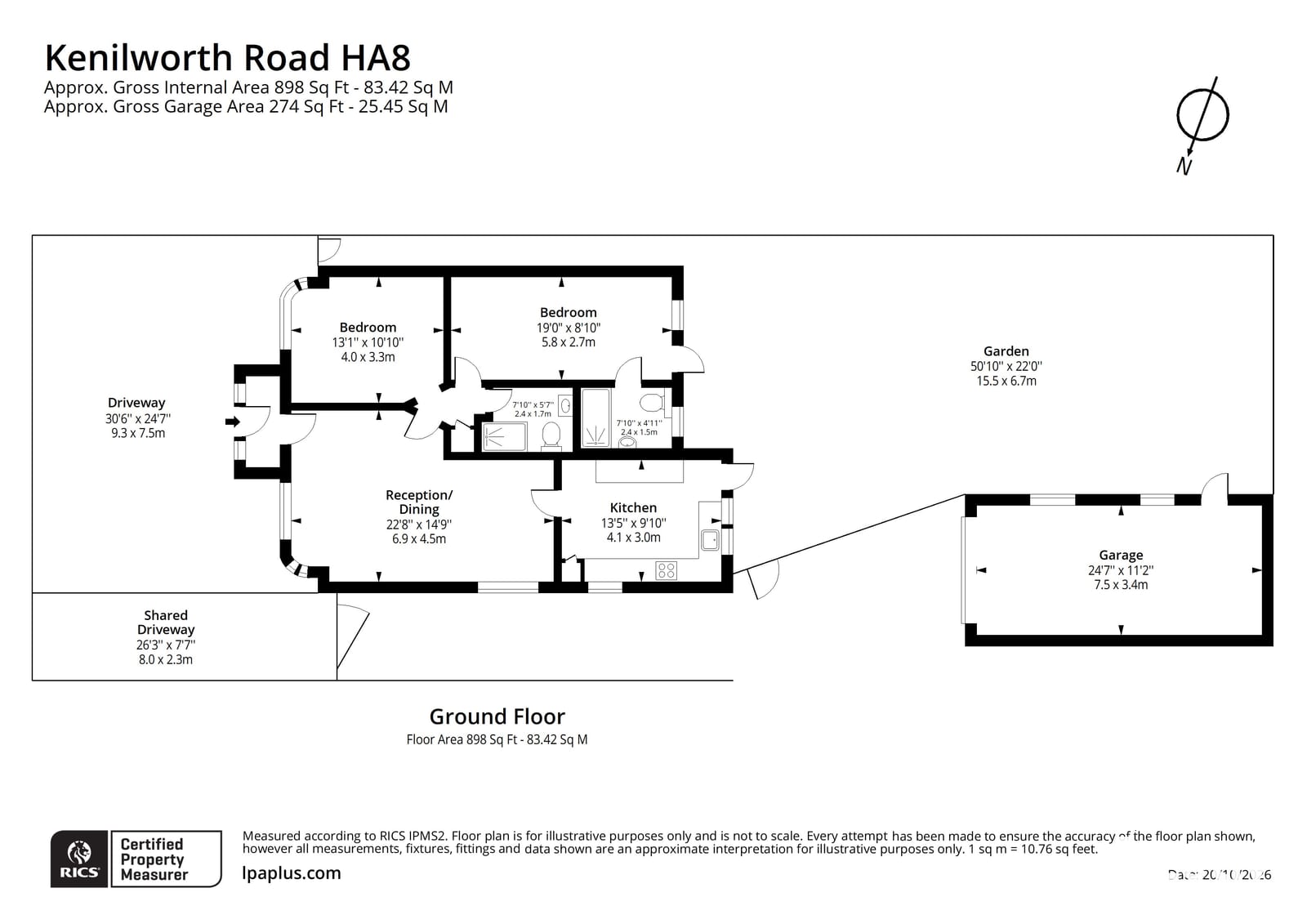 Kenilworth Road, Edgware floorplan