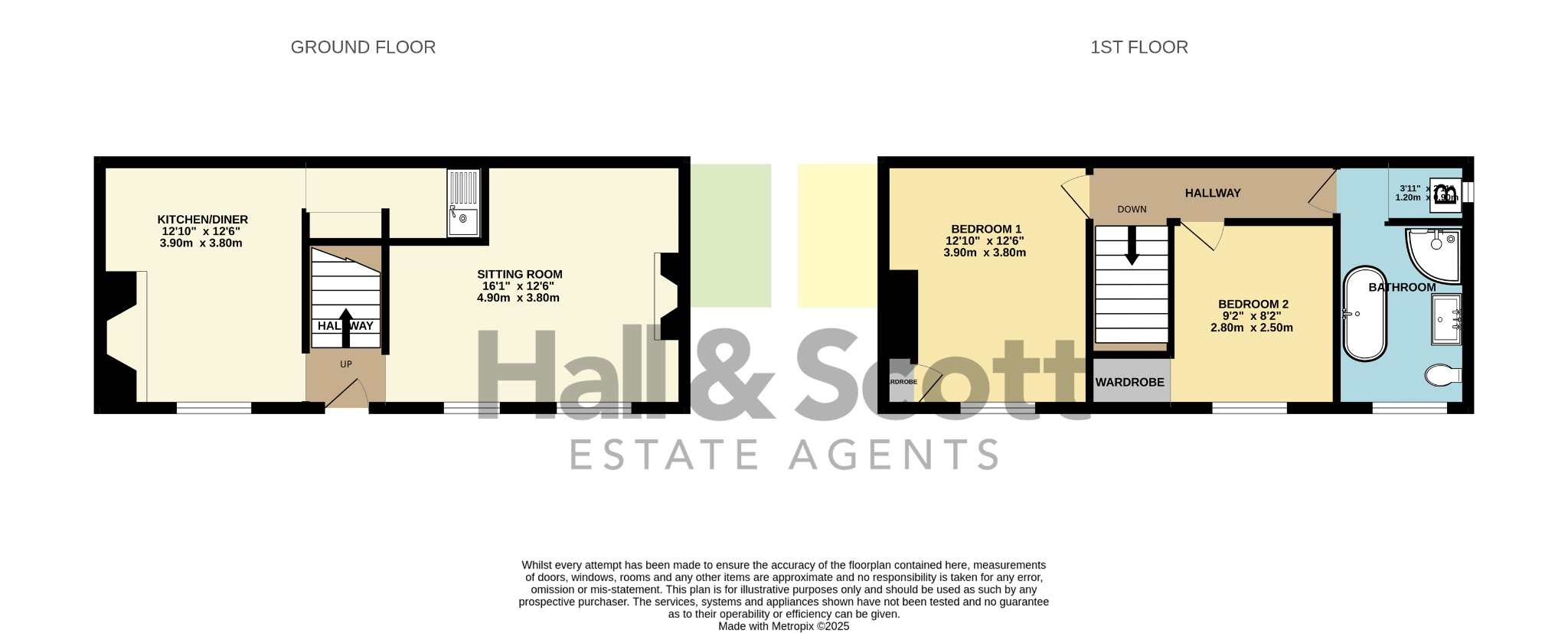 Marigold Cottage, High Street, Sidmouth floorplan