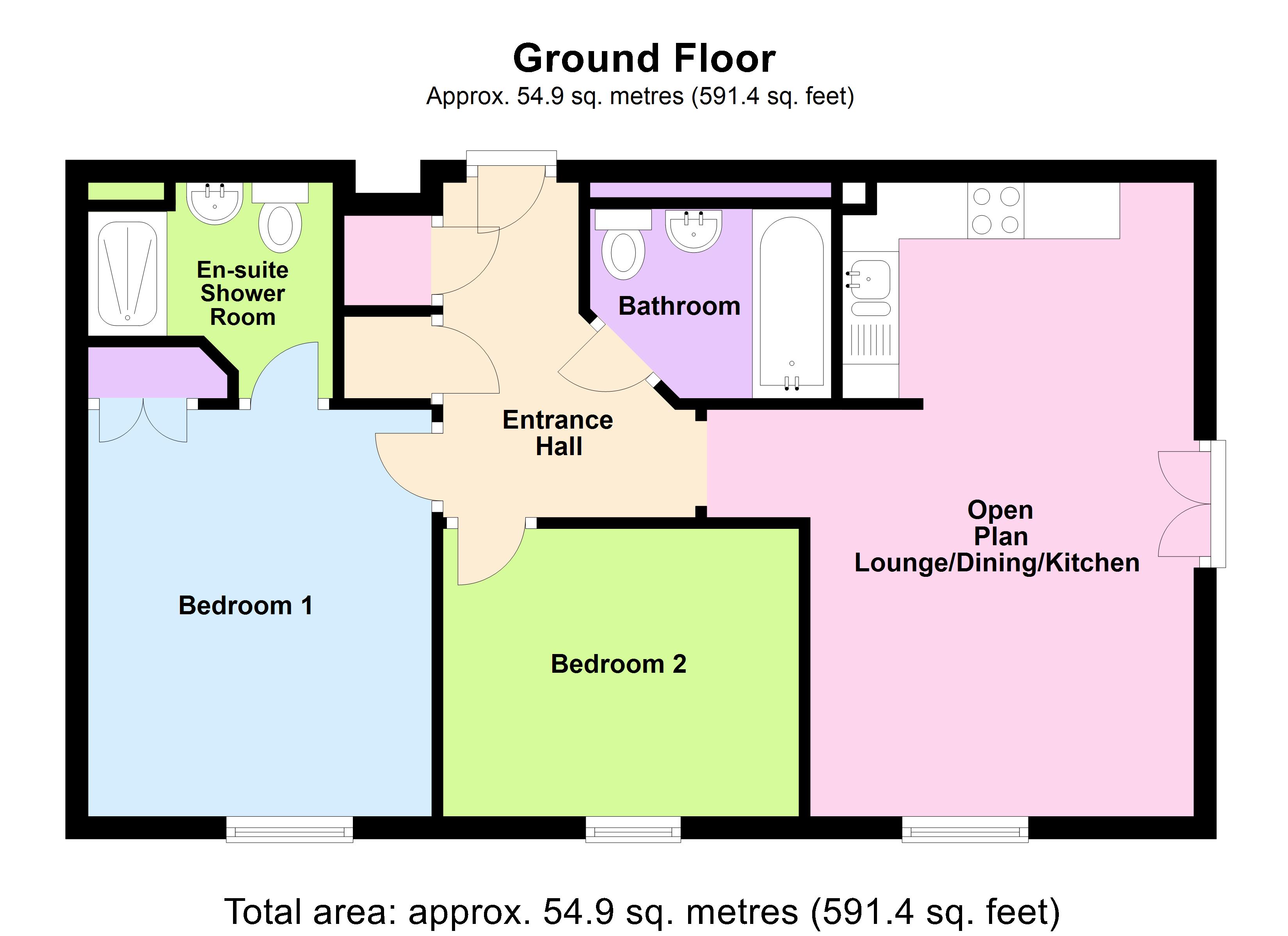 Burywell Road, Wellingborough NN8, 2 bedroom flat for sale 62266187