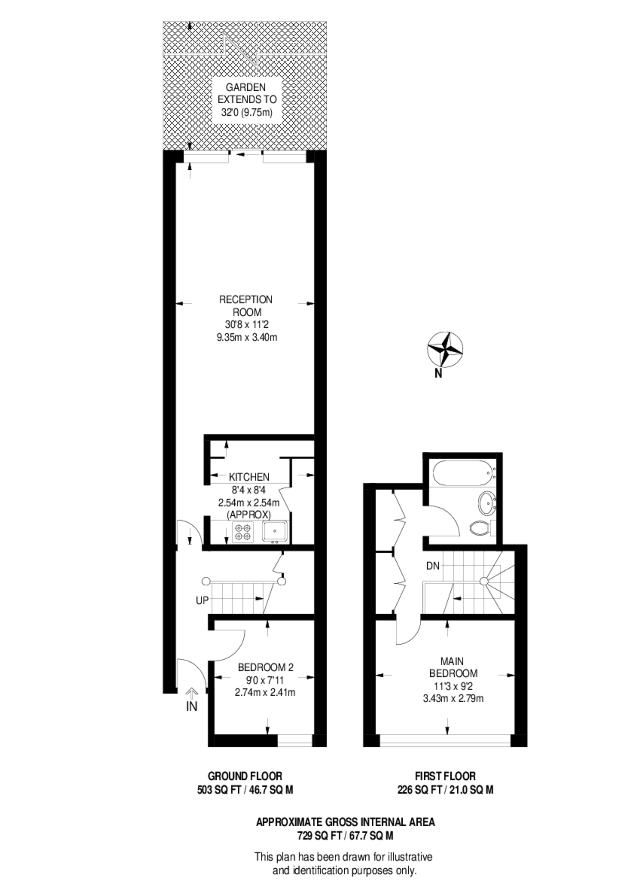 Claudia Place, Southfields floorplan
