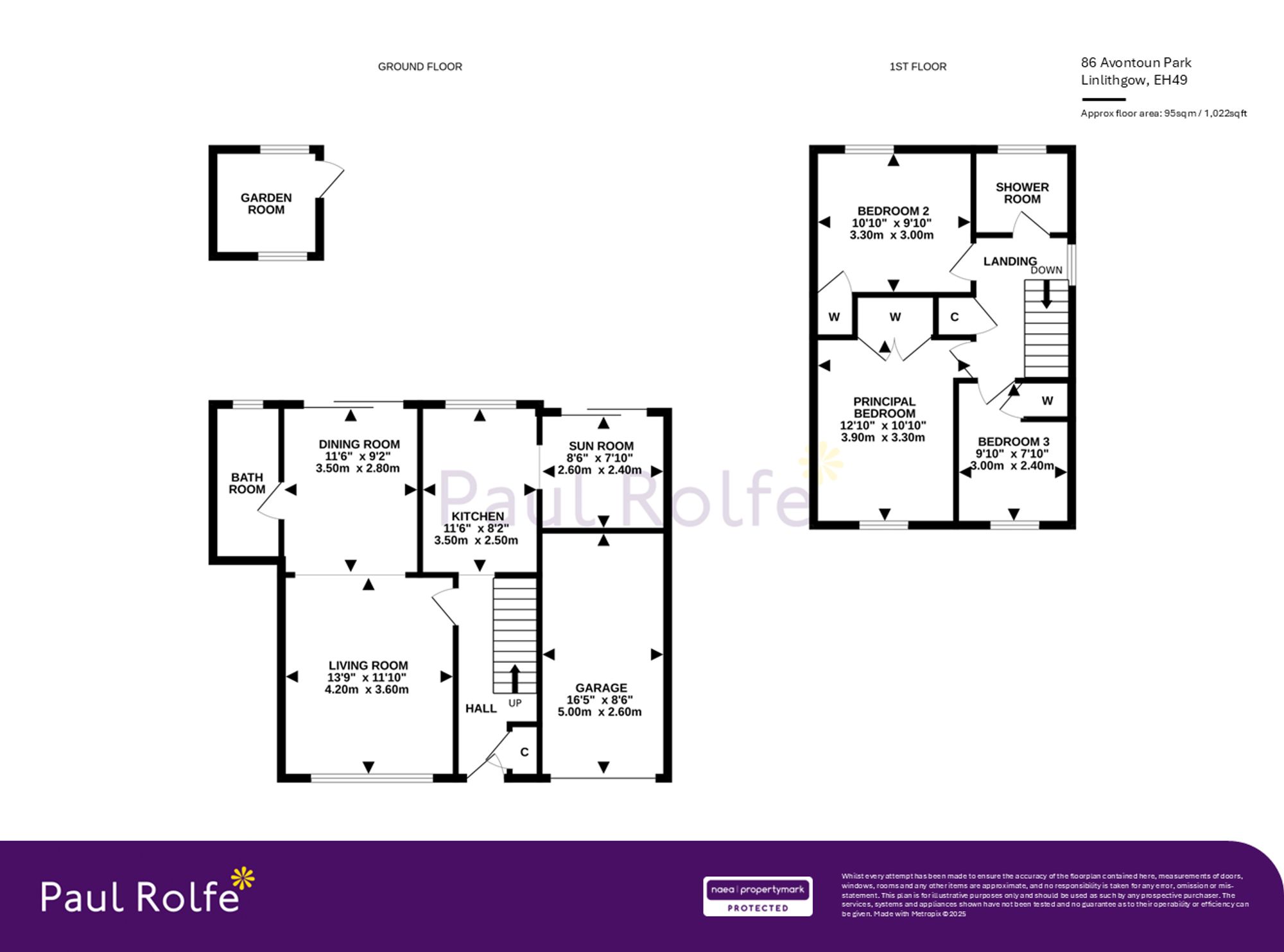 86 Avontoun Park, Linlithgow floorplan
