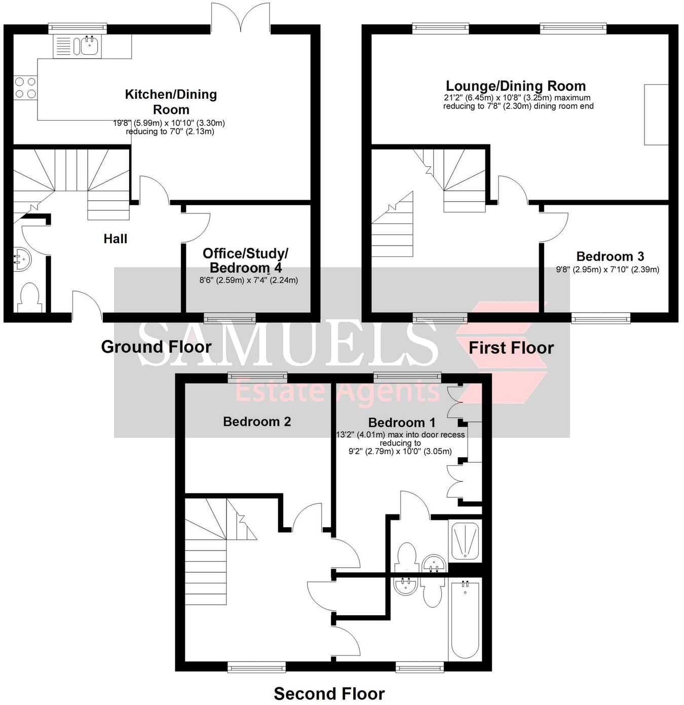 3, Killerton Walk, Exeter floorplan
